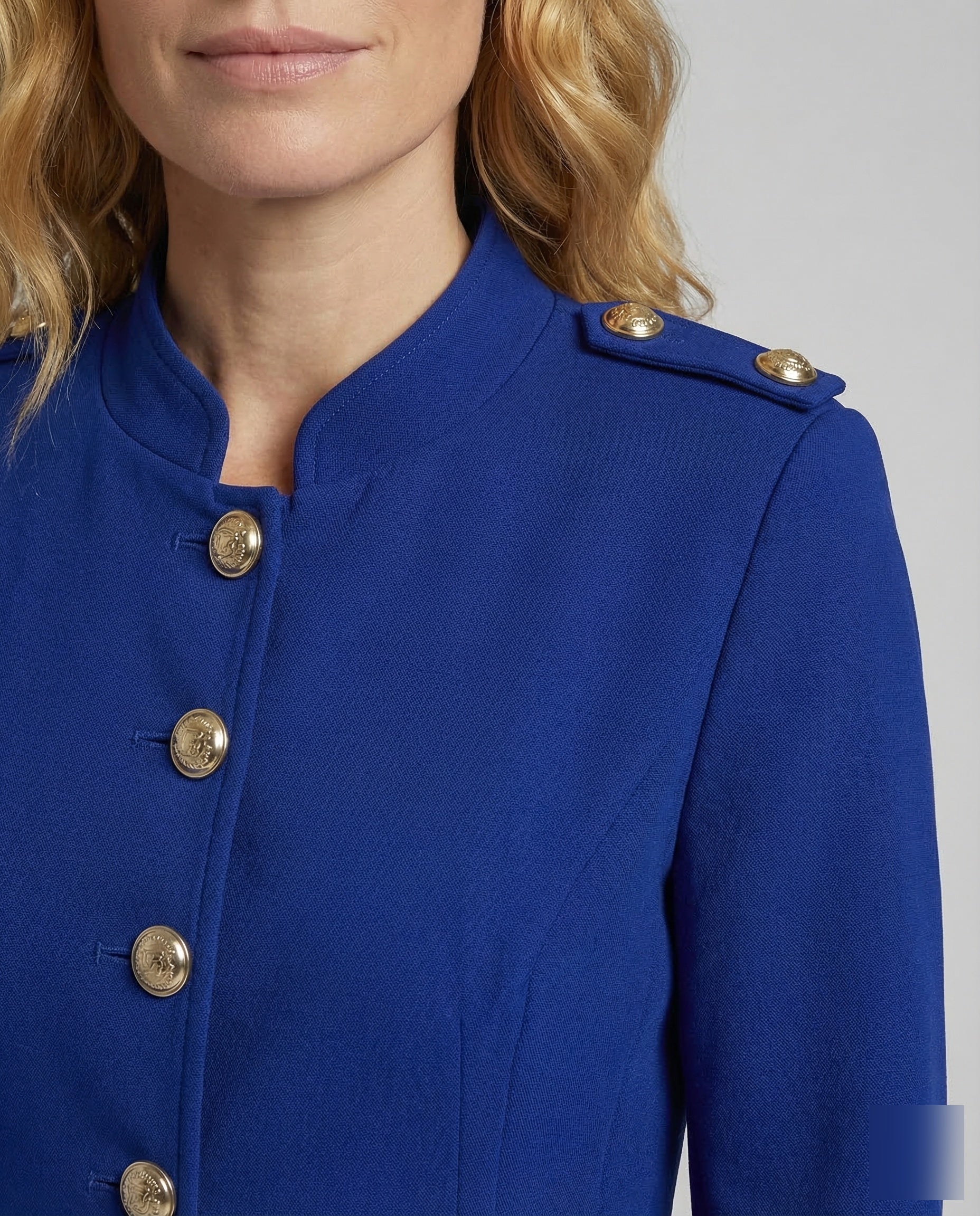 Damen Militär Blazer Stehkragen - Image 3