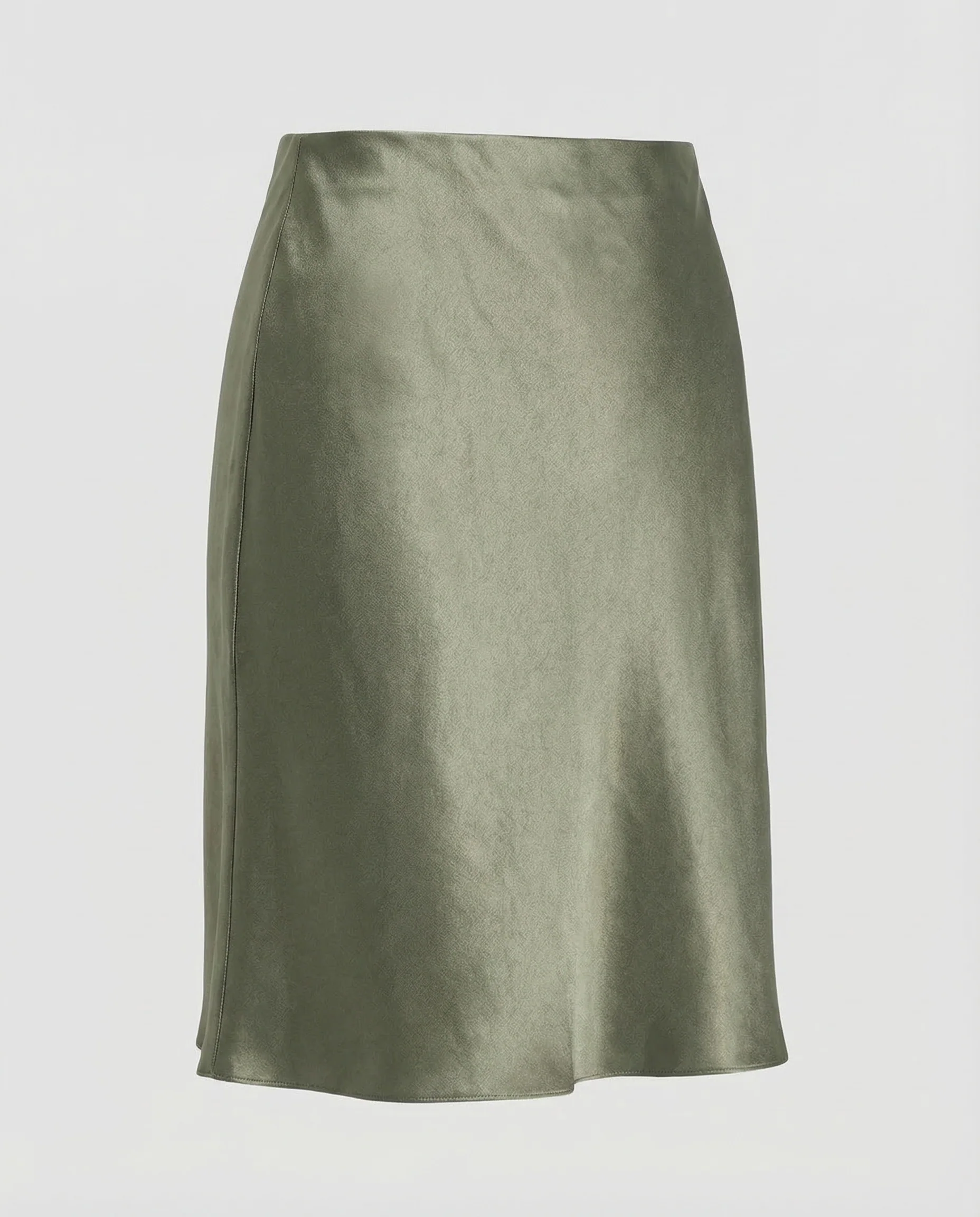 Damen Satin Rock A Linie - Image 5