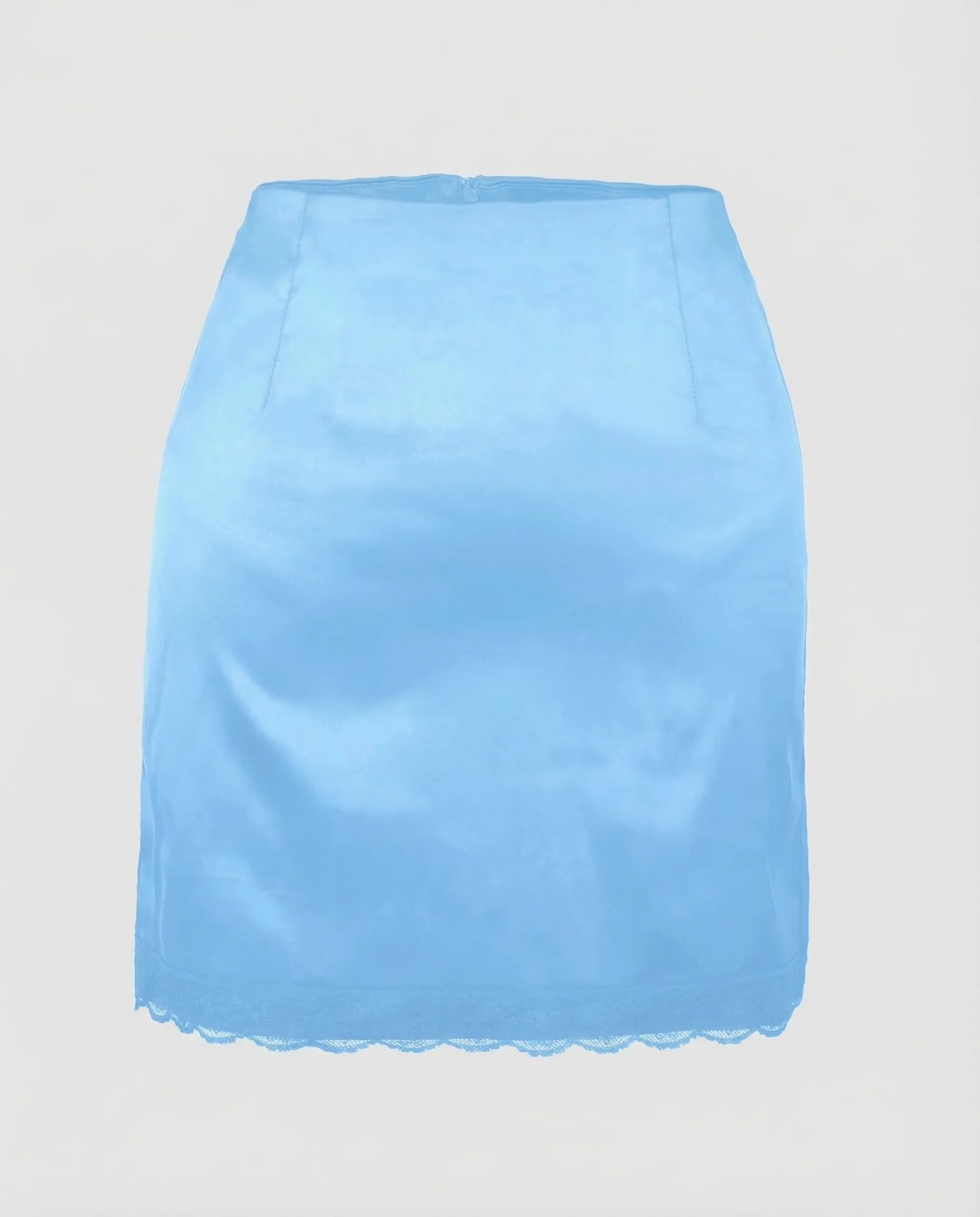 Damen Satin Unterrock Spitze - Image 4