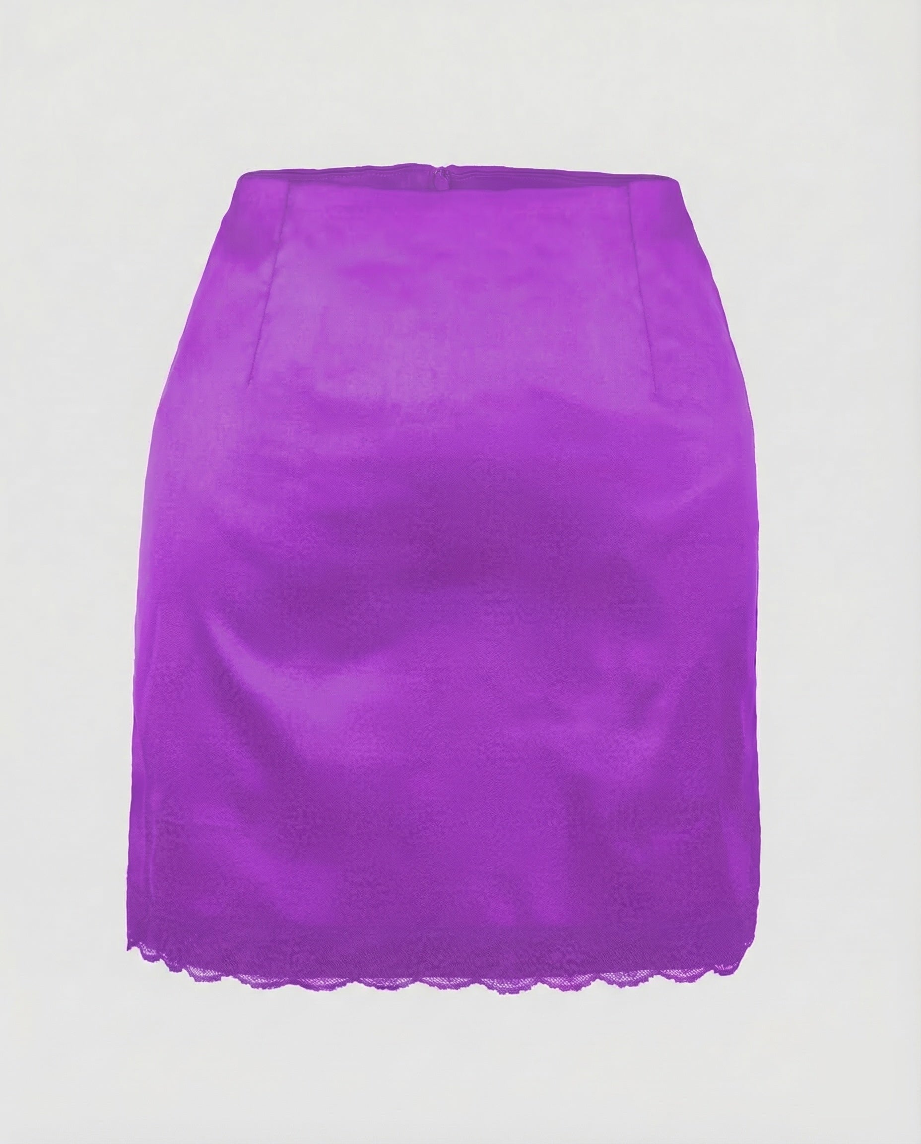 Damen Satin Unterrock Spitze - Image 5