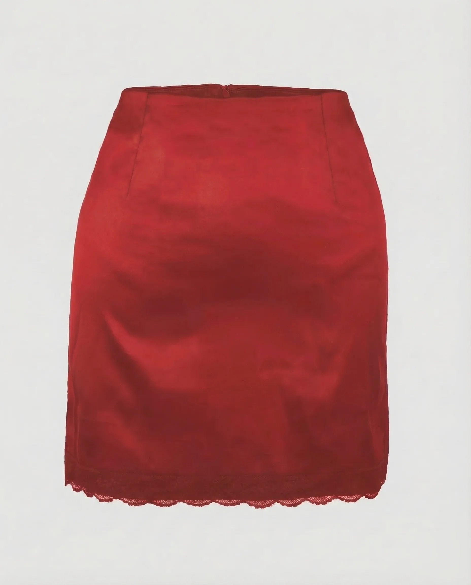 Damen Satin Unterrock Spitze - Image 6