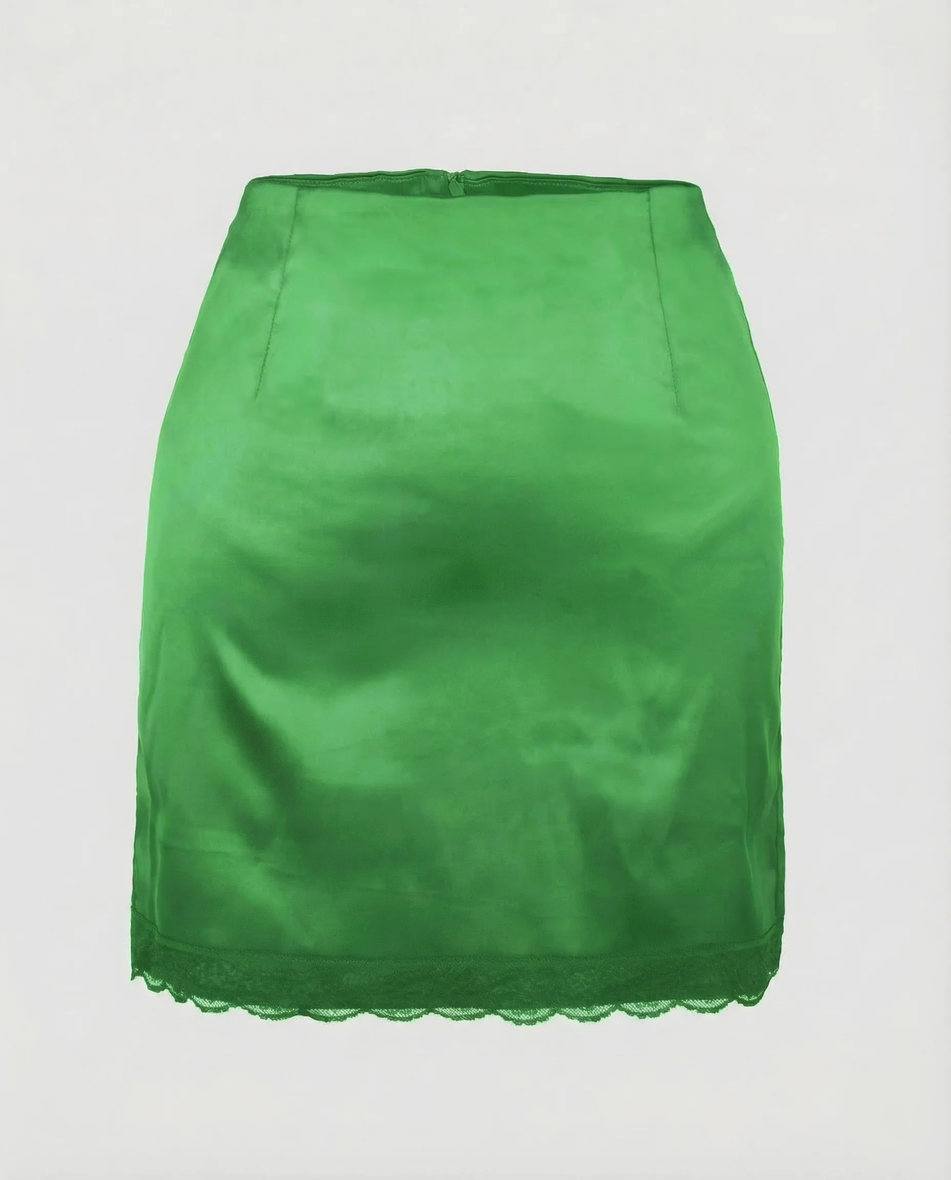 Damen Satin Unterrock Spitze - Image 8
