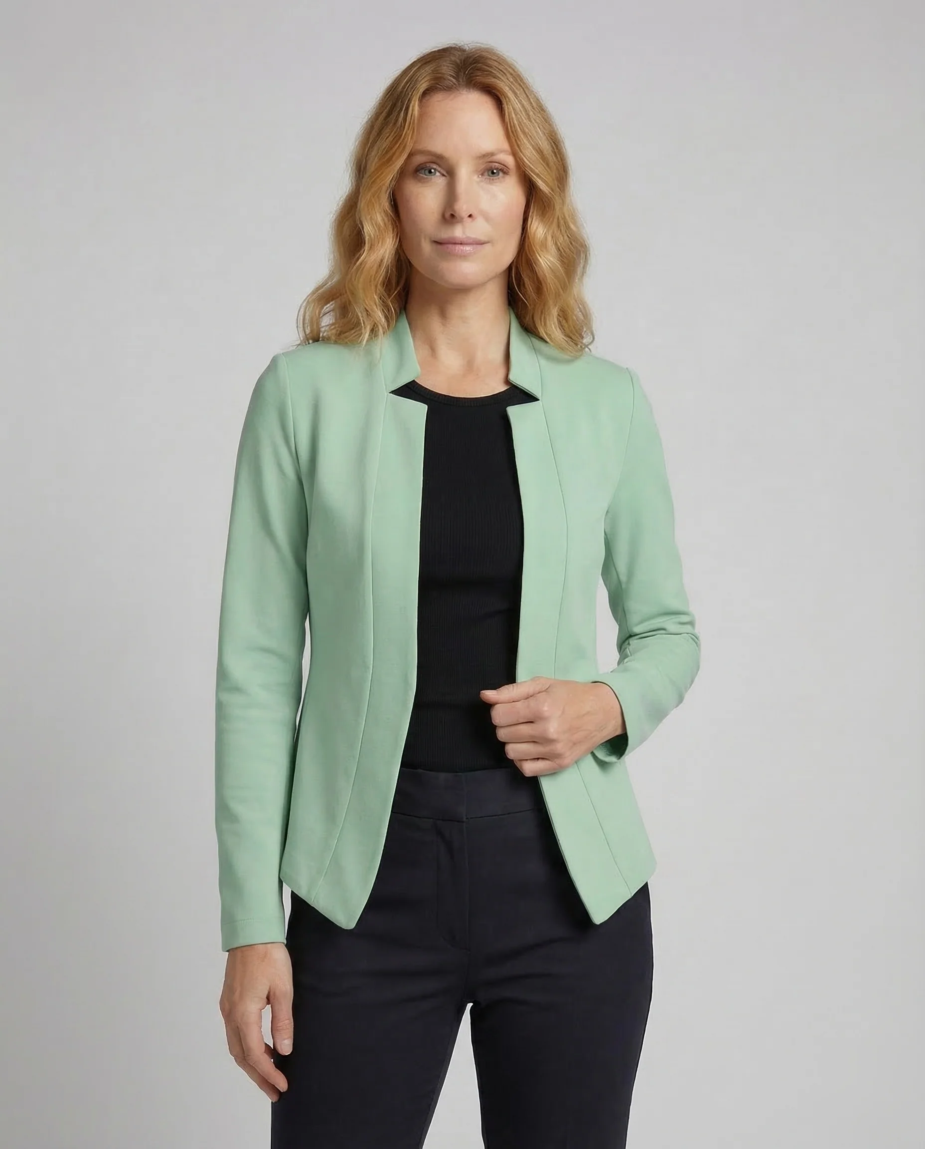 Damen Stretch Blazer Asymmetrisch - Image 2