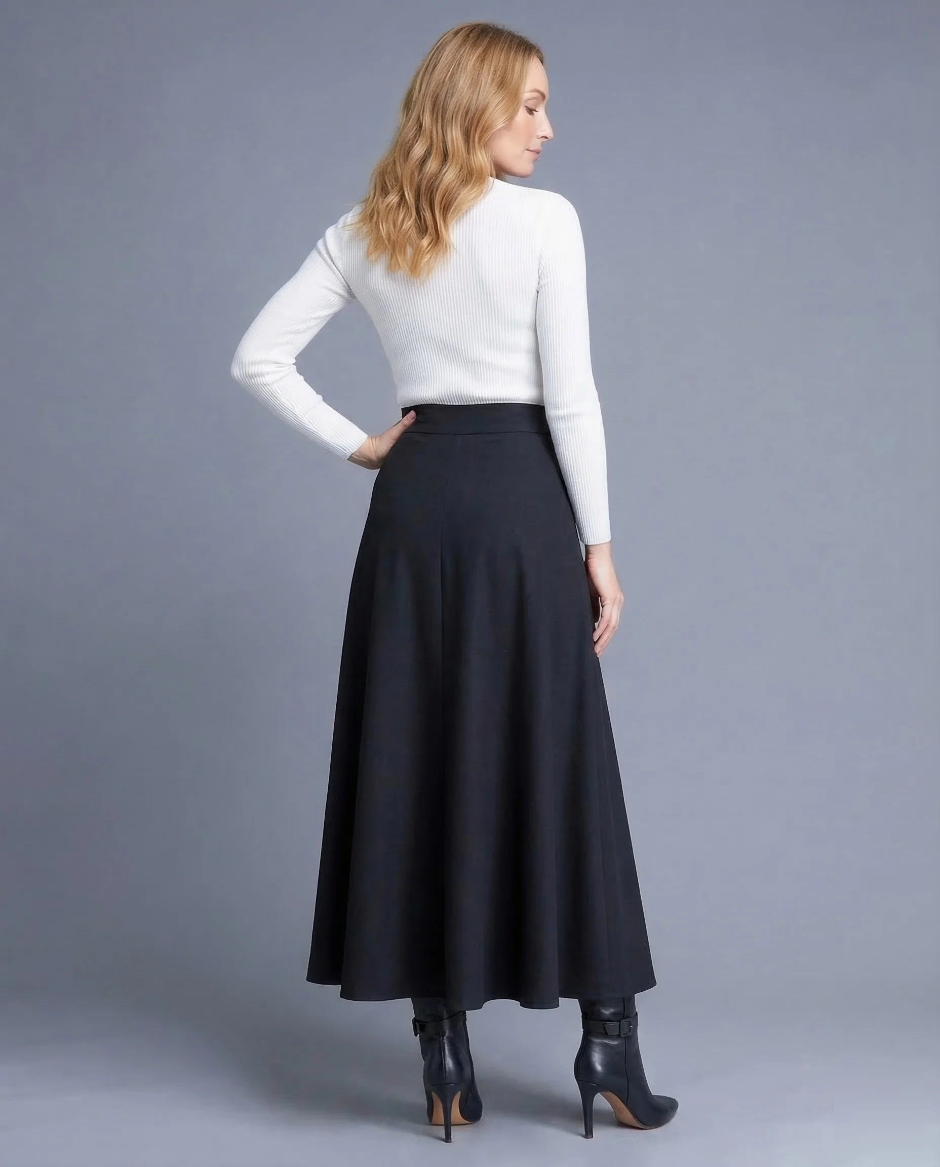 Damen Tellerrock Maxi - Image 4