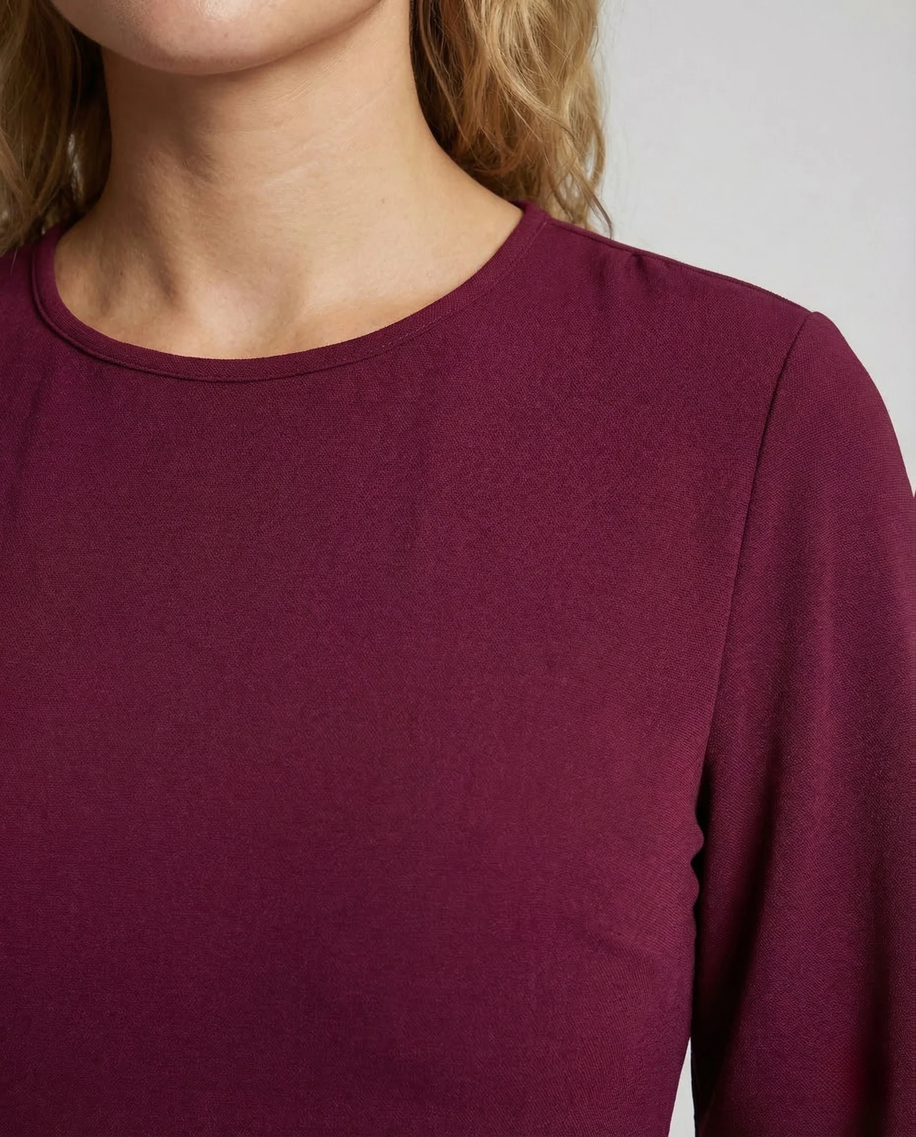 Damen A Linie Kleid Gürtel Bündchen - Image 3