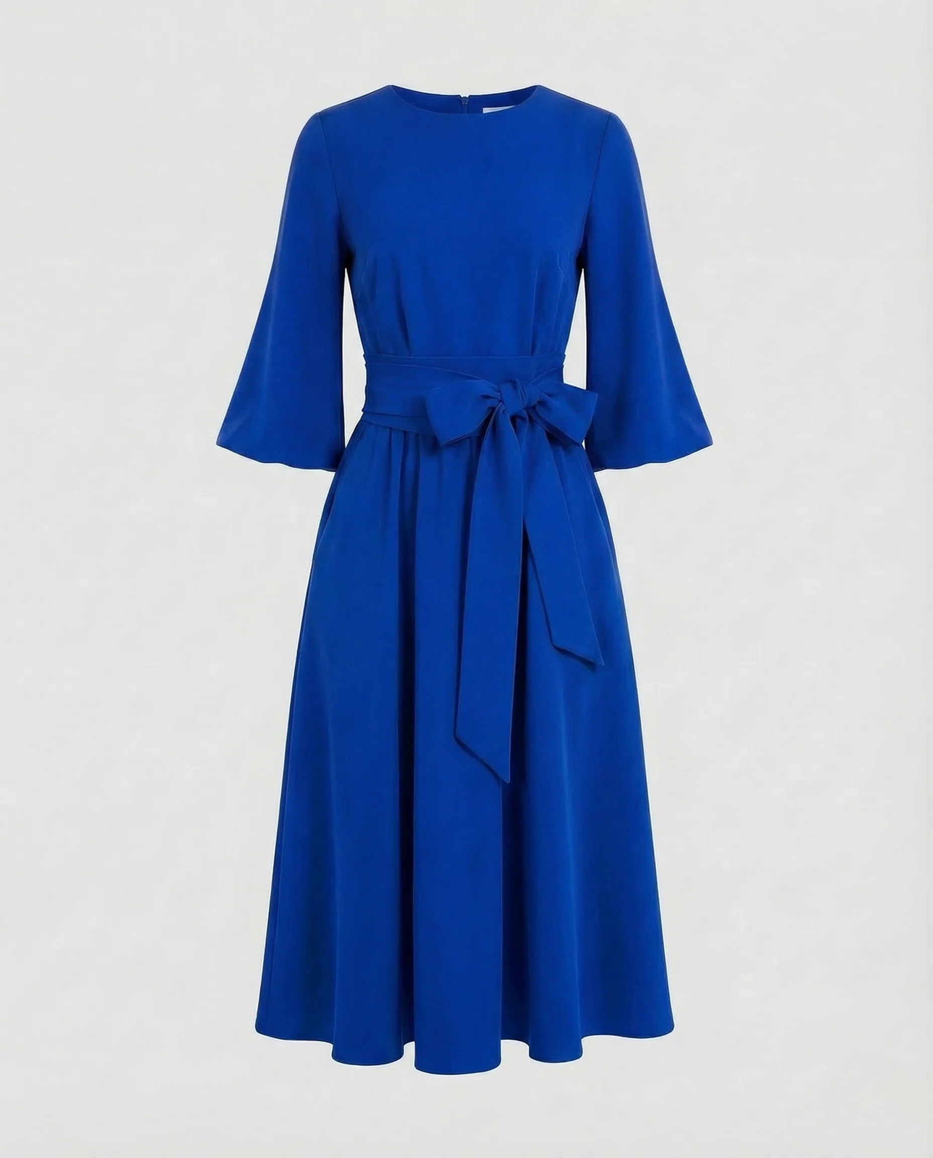 Damen A Linien Kleid Gürtel - Image 8