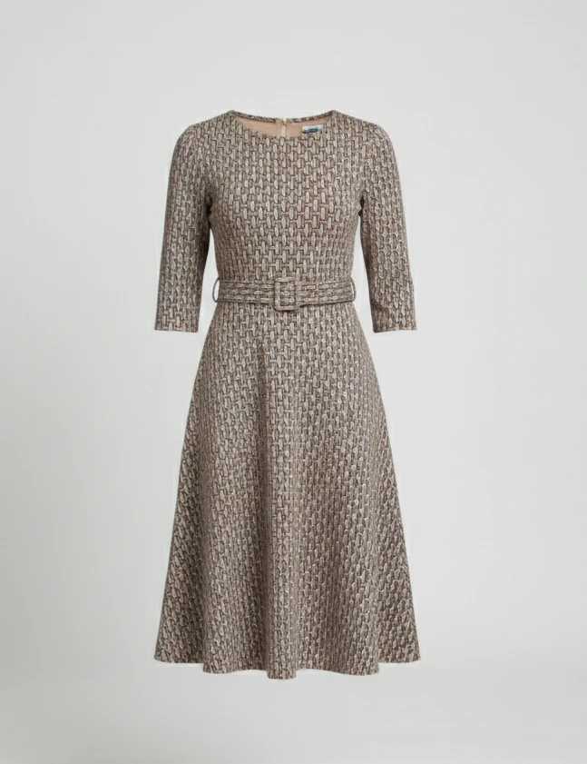 Damen Midikleid A-Linie elegant - Image 5