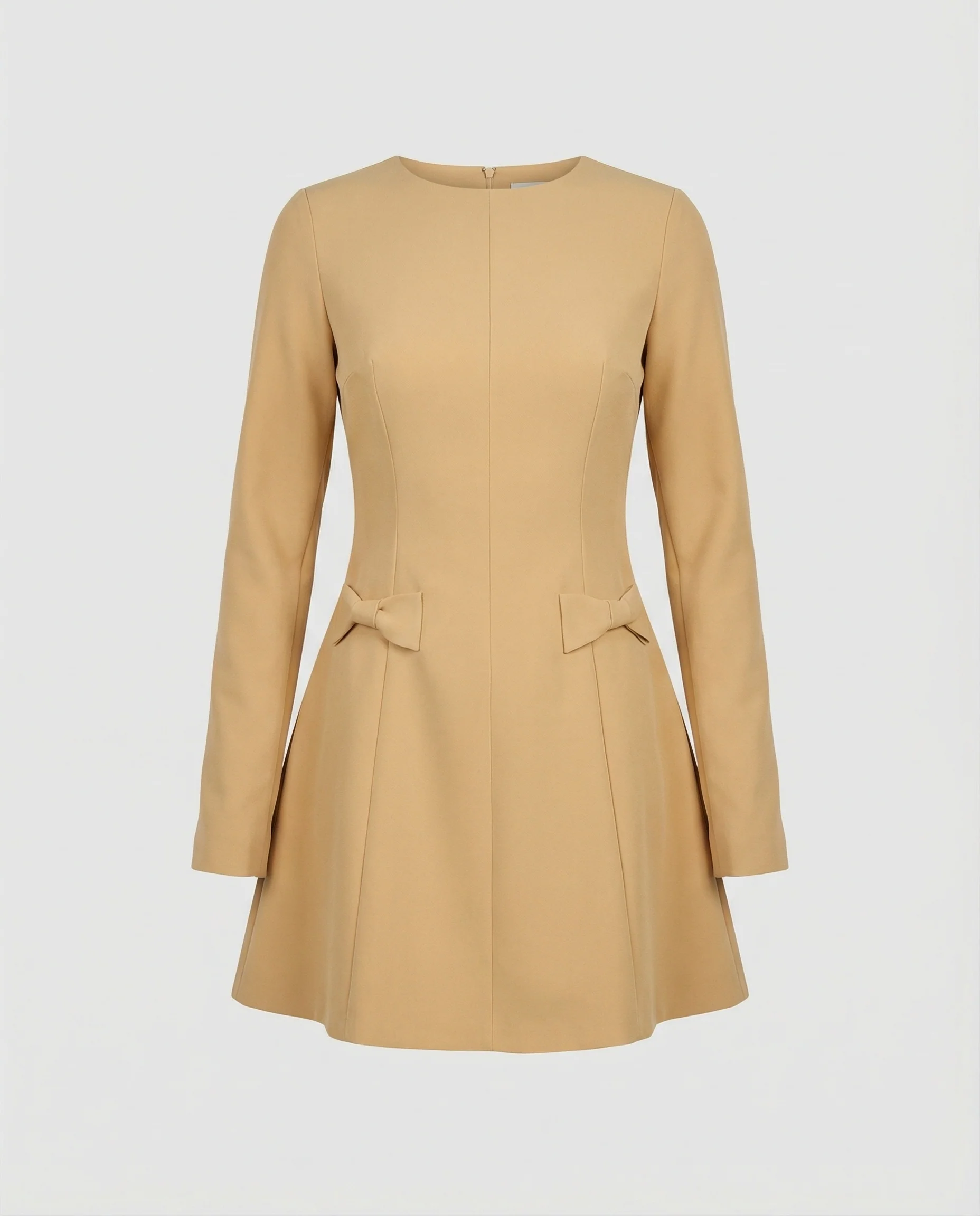 Damen A-Linie Minikleid aus Crepe