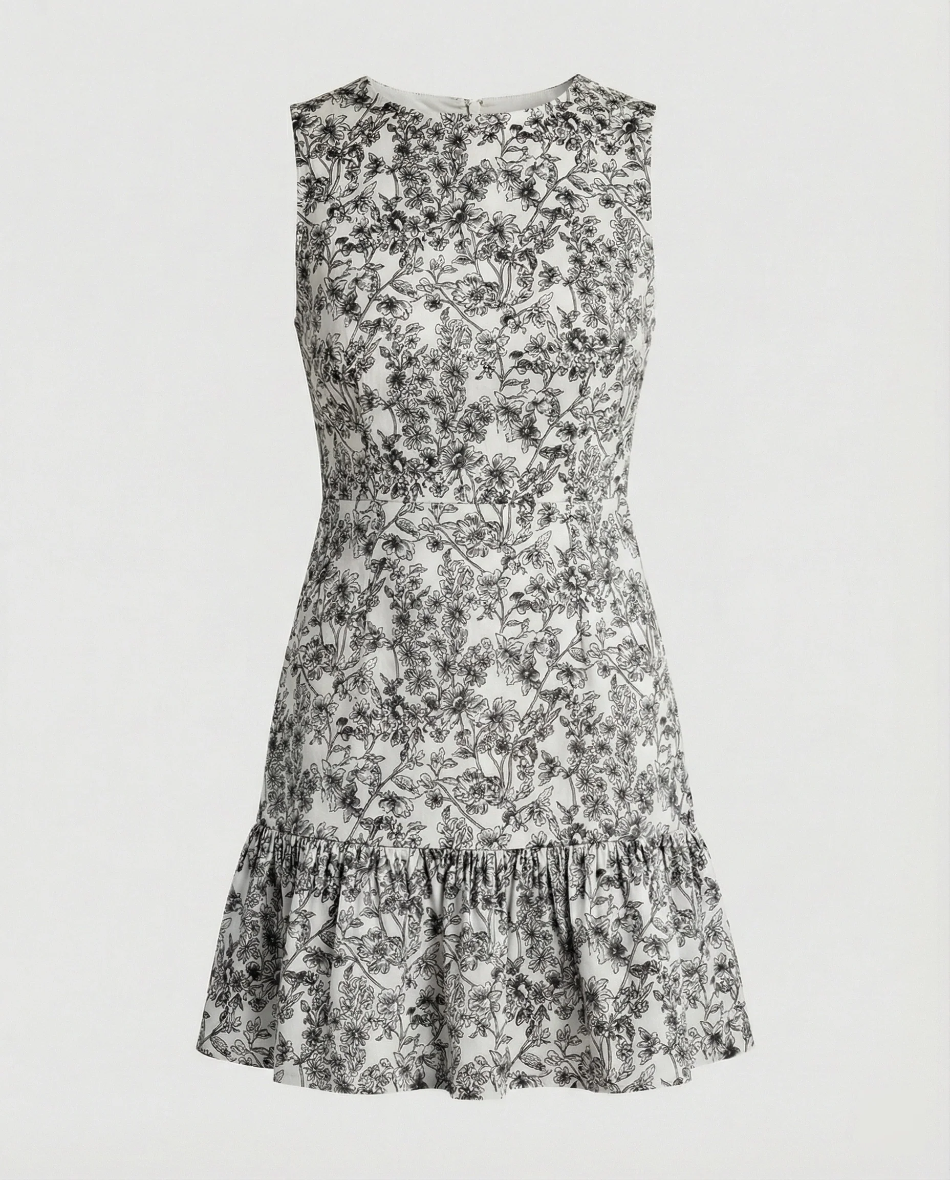 Damen A-Linie Sommerkleid ärmellos - Image 3