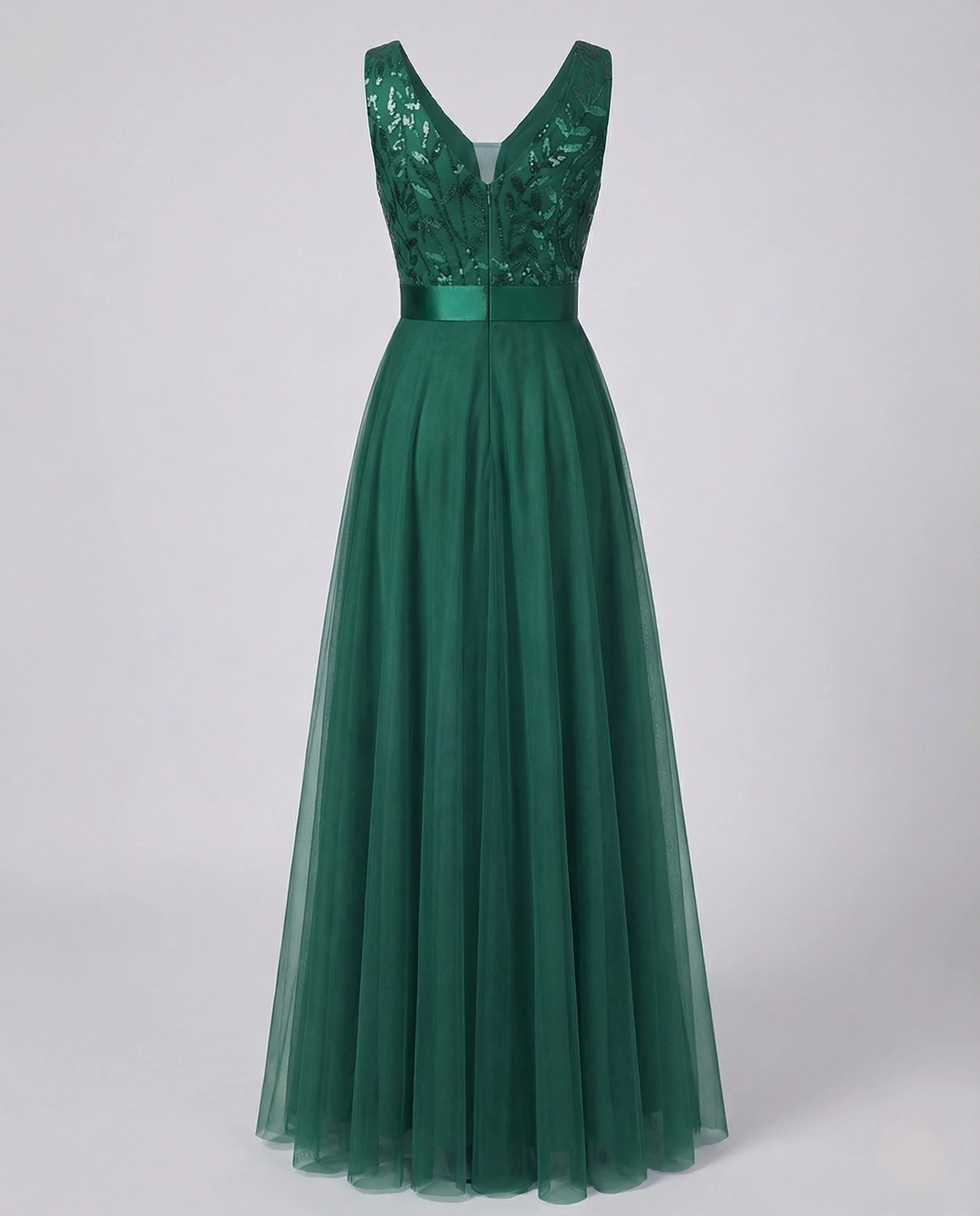 Damen Ballkleid Tüllrock Besticktes Bustier - Image 7