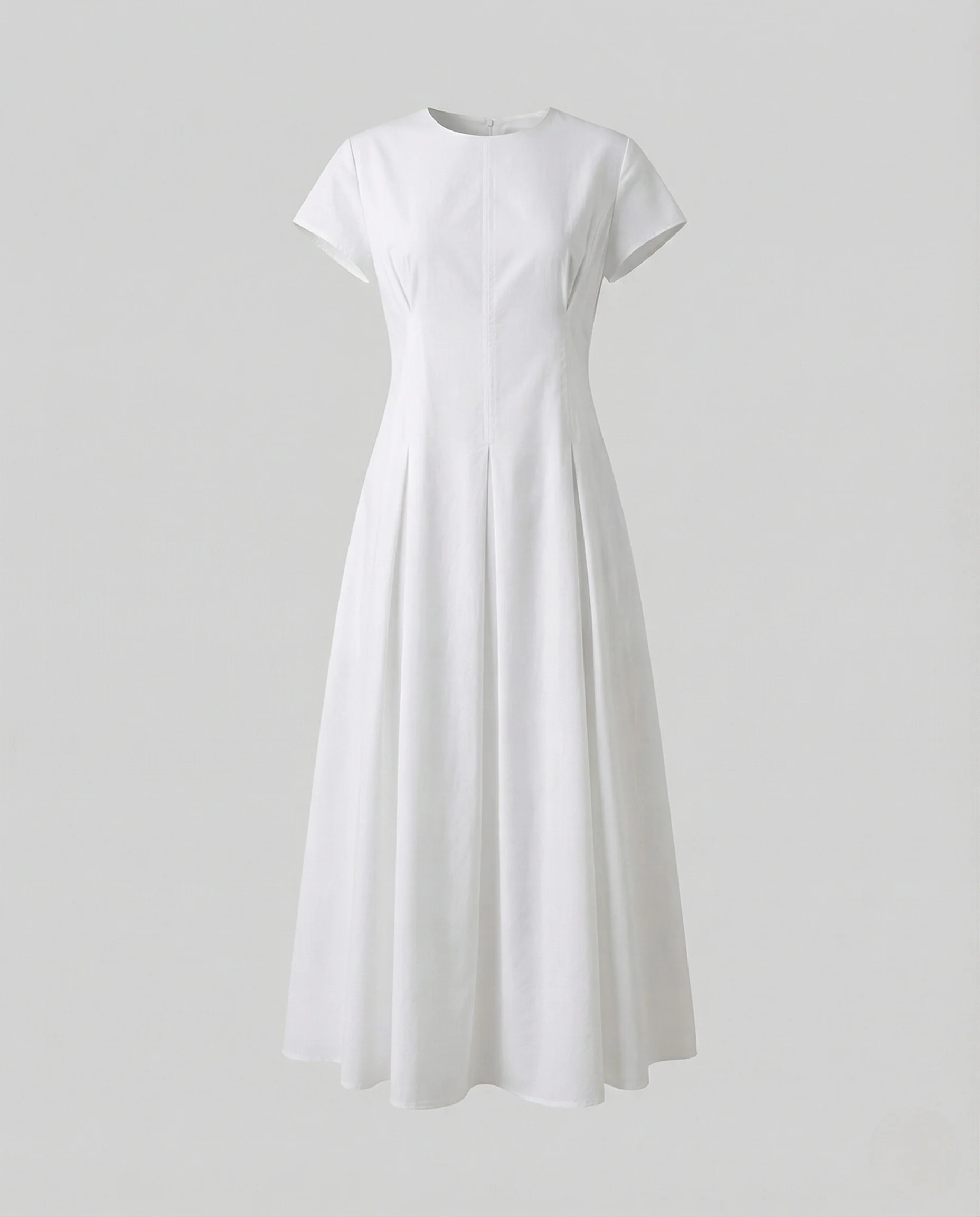 Damen Baumwollmix Midikleid in A-Linie - Image 5
