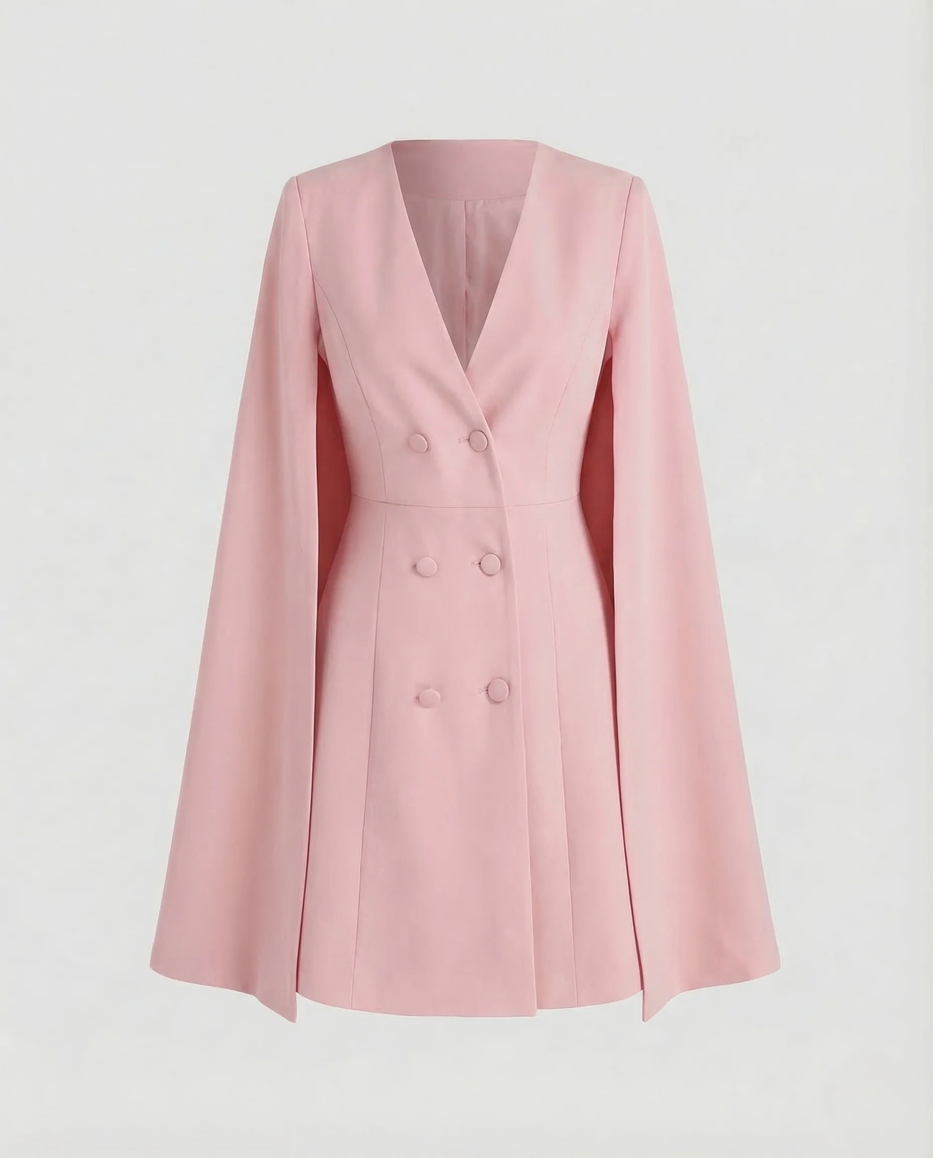 Damen Cape Blazerkleid Doppelreiher - Image 7