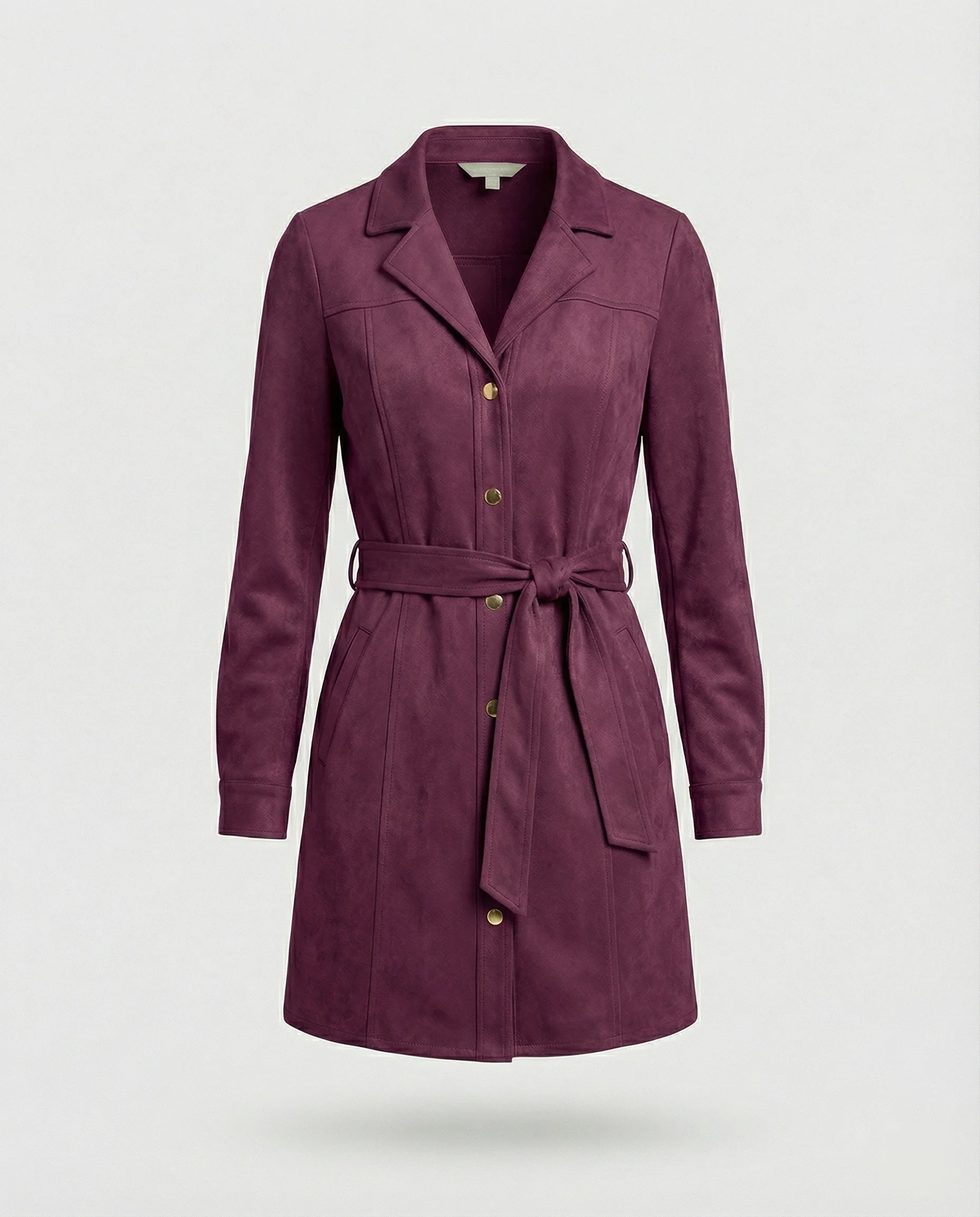 Hemdblusenkleid Tailliert Mit Gürtel Damen - Image 6