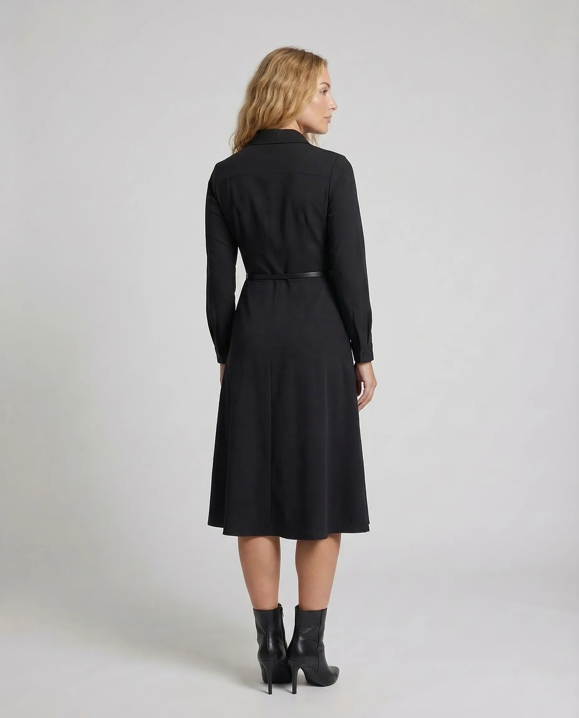 Damen Hemdkleid A Linie - Image 4
