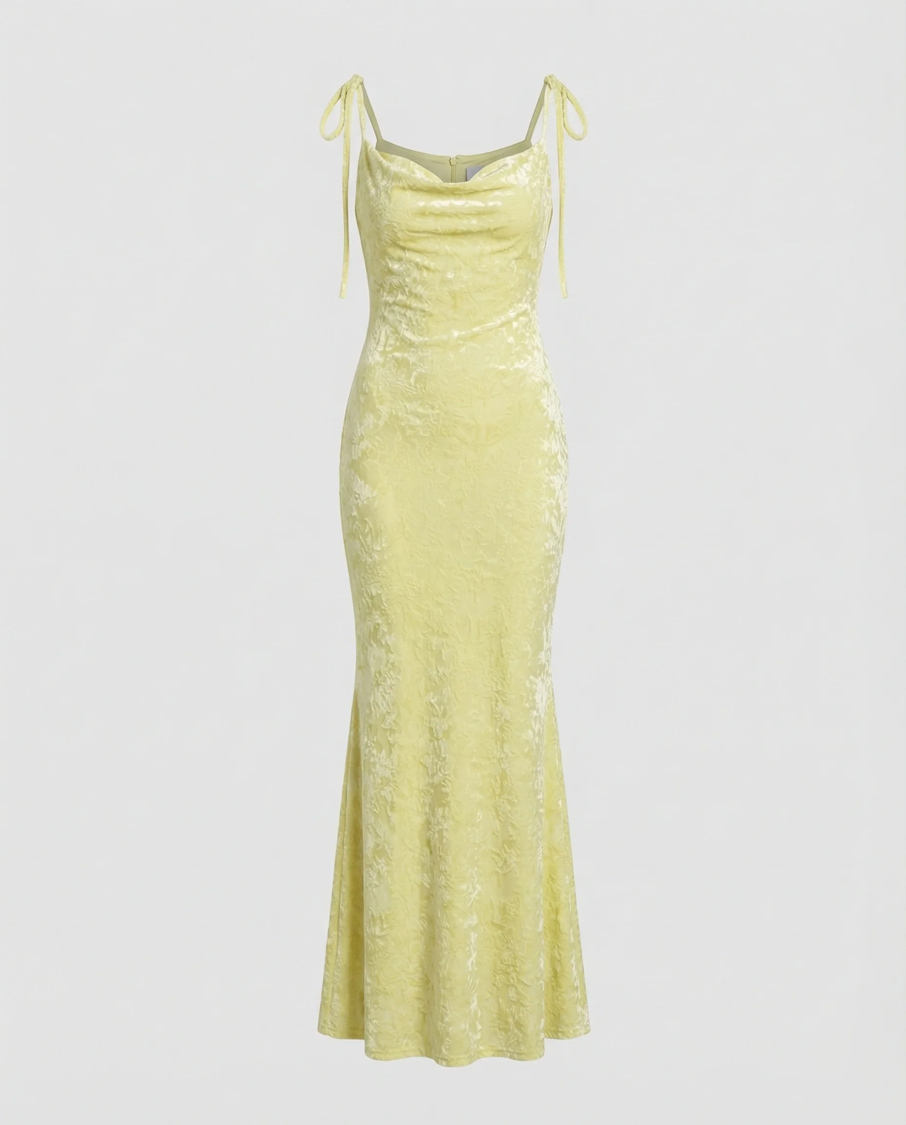 Jacquard Abendkleid Meerjungfrau Damen - Image 4