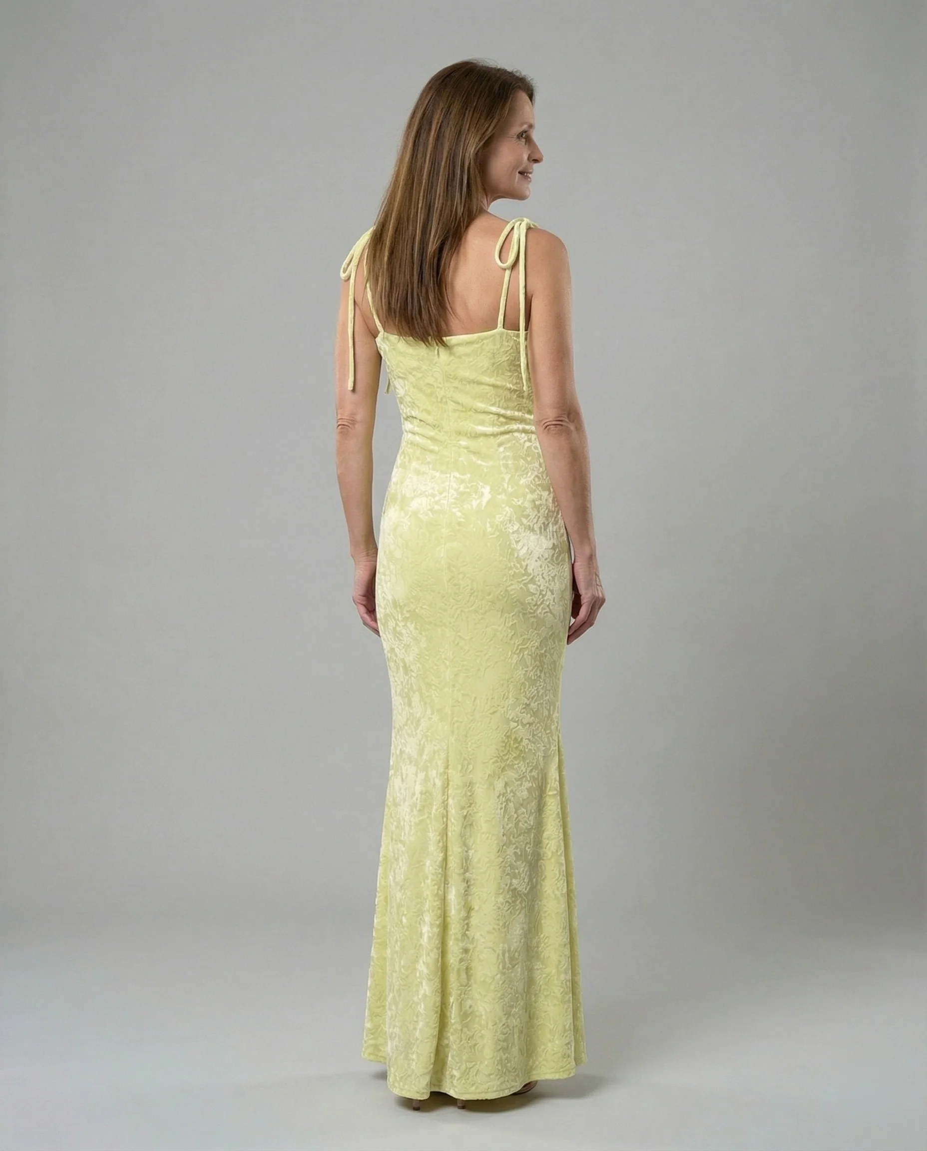 Jacquard Abendkleid Meerjungfrau Damen - Image 7