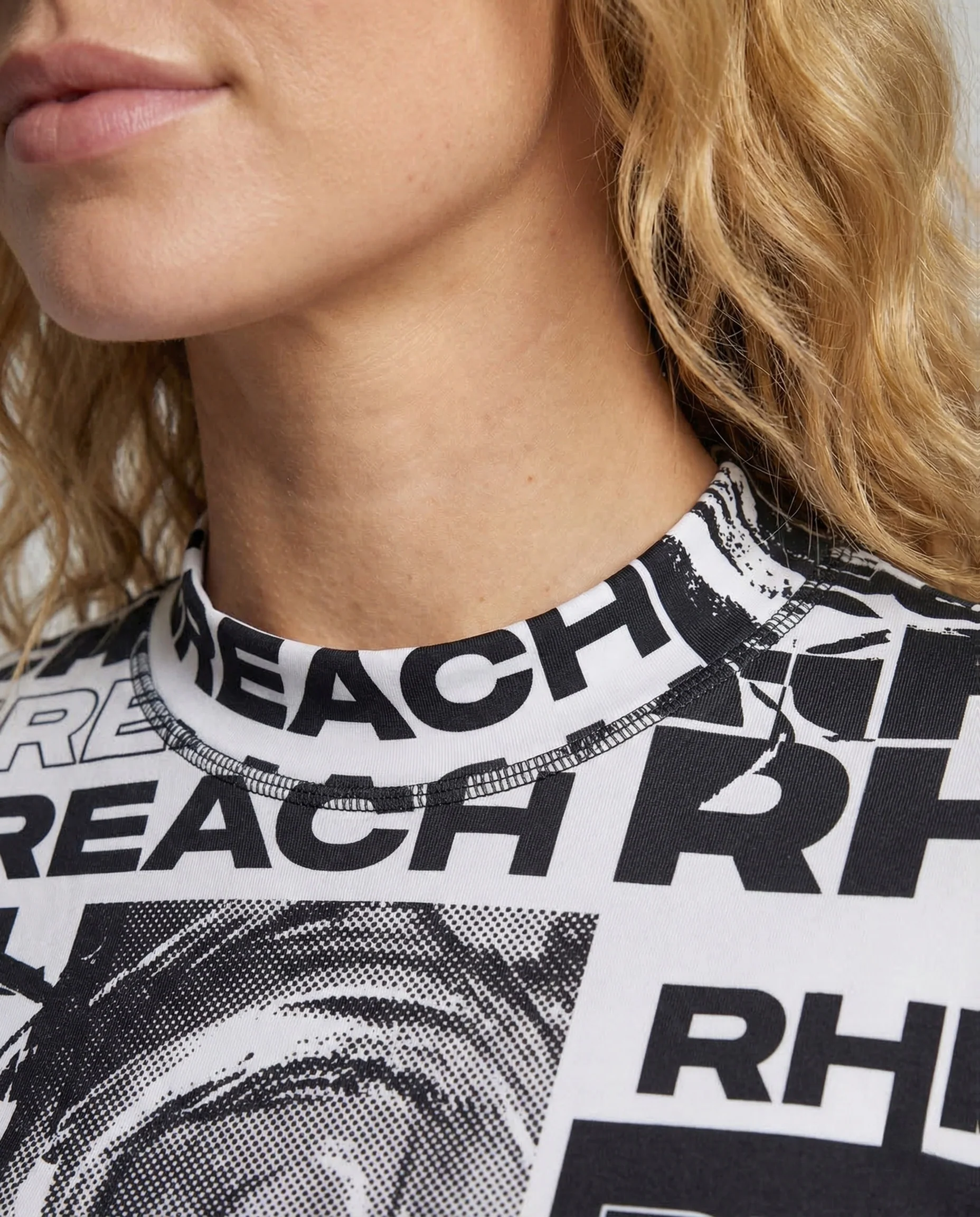Damen Langarmshirt Print Daumenloch - Image 3