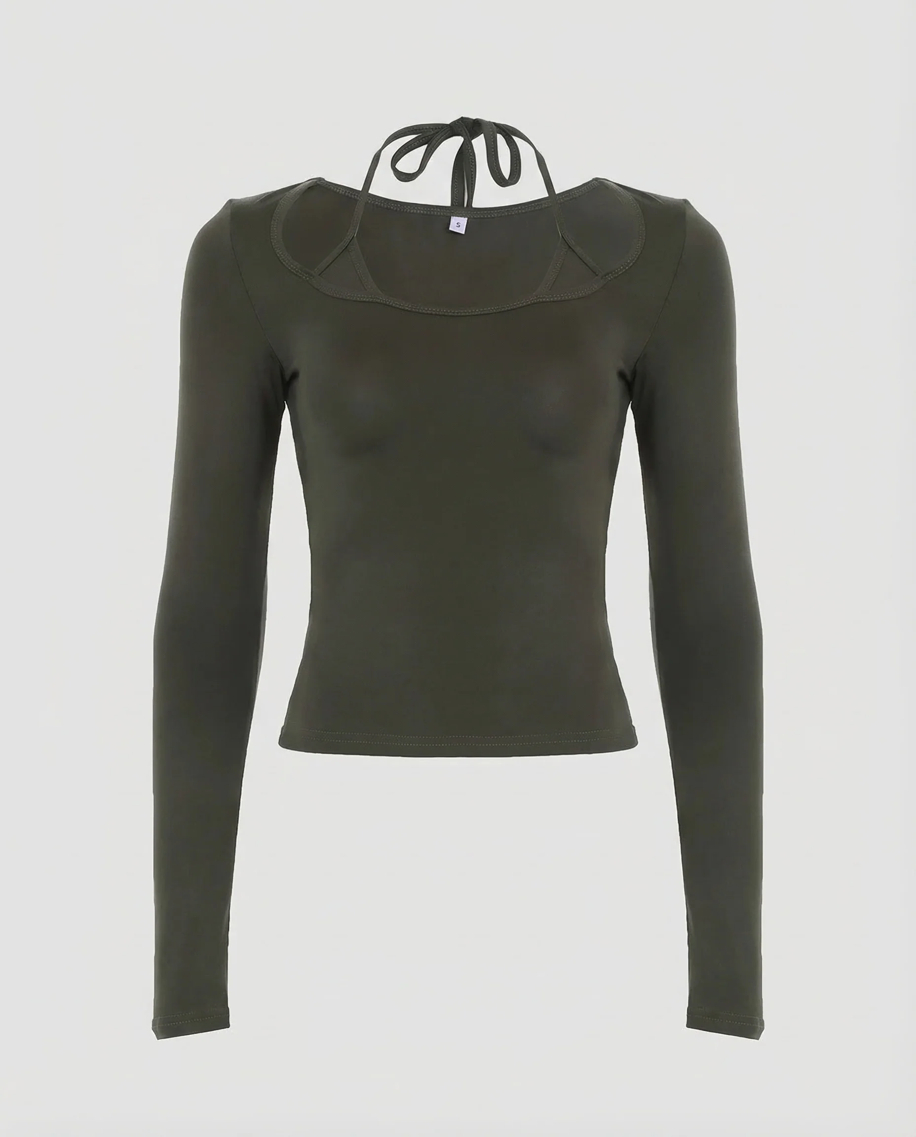 Damen Langarmshirt Schlitz - Image 5