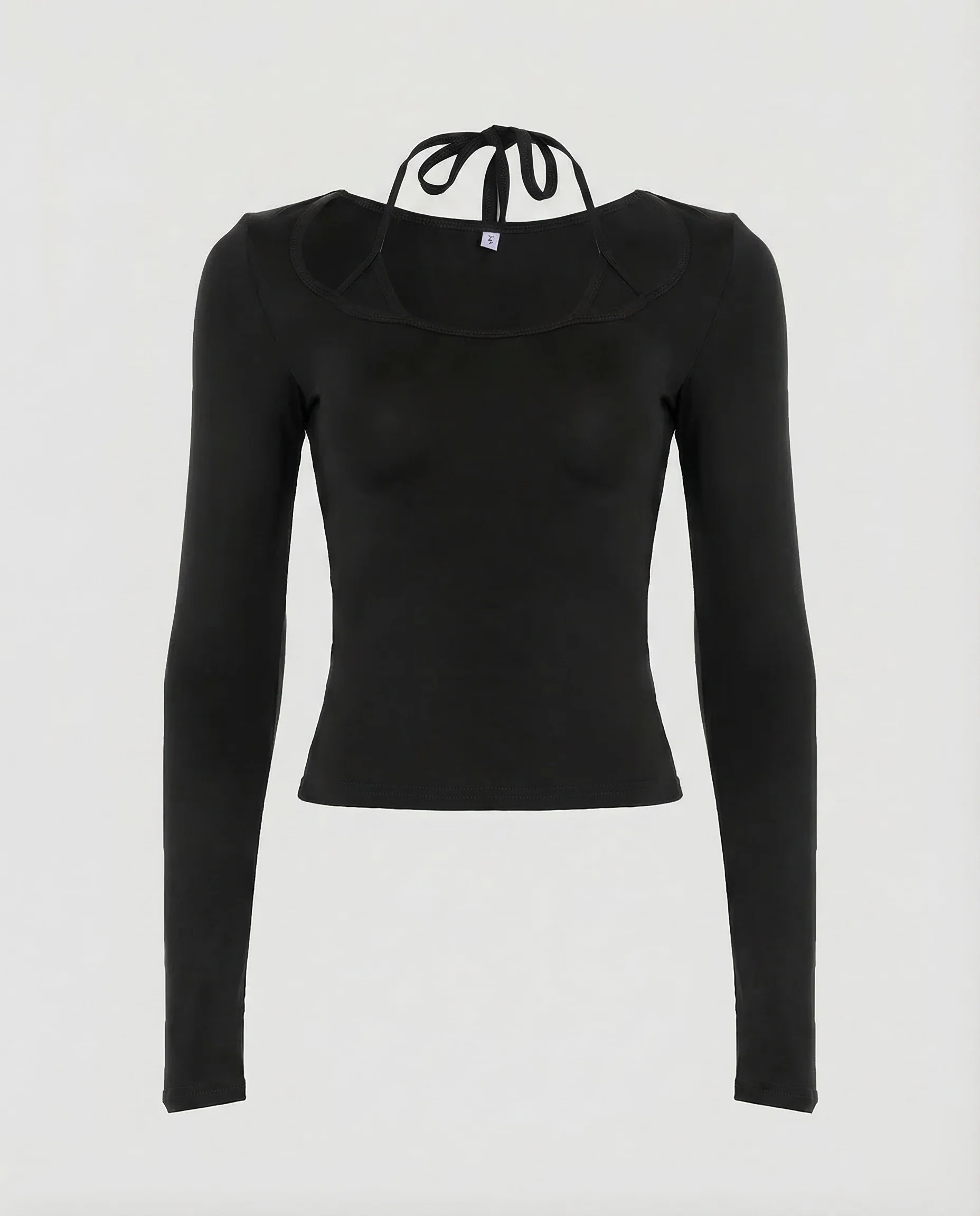 Damen Langarmshirt Schlitz - Image 6