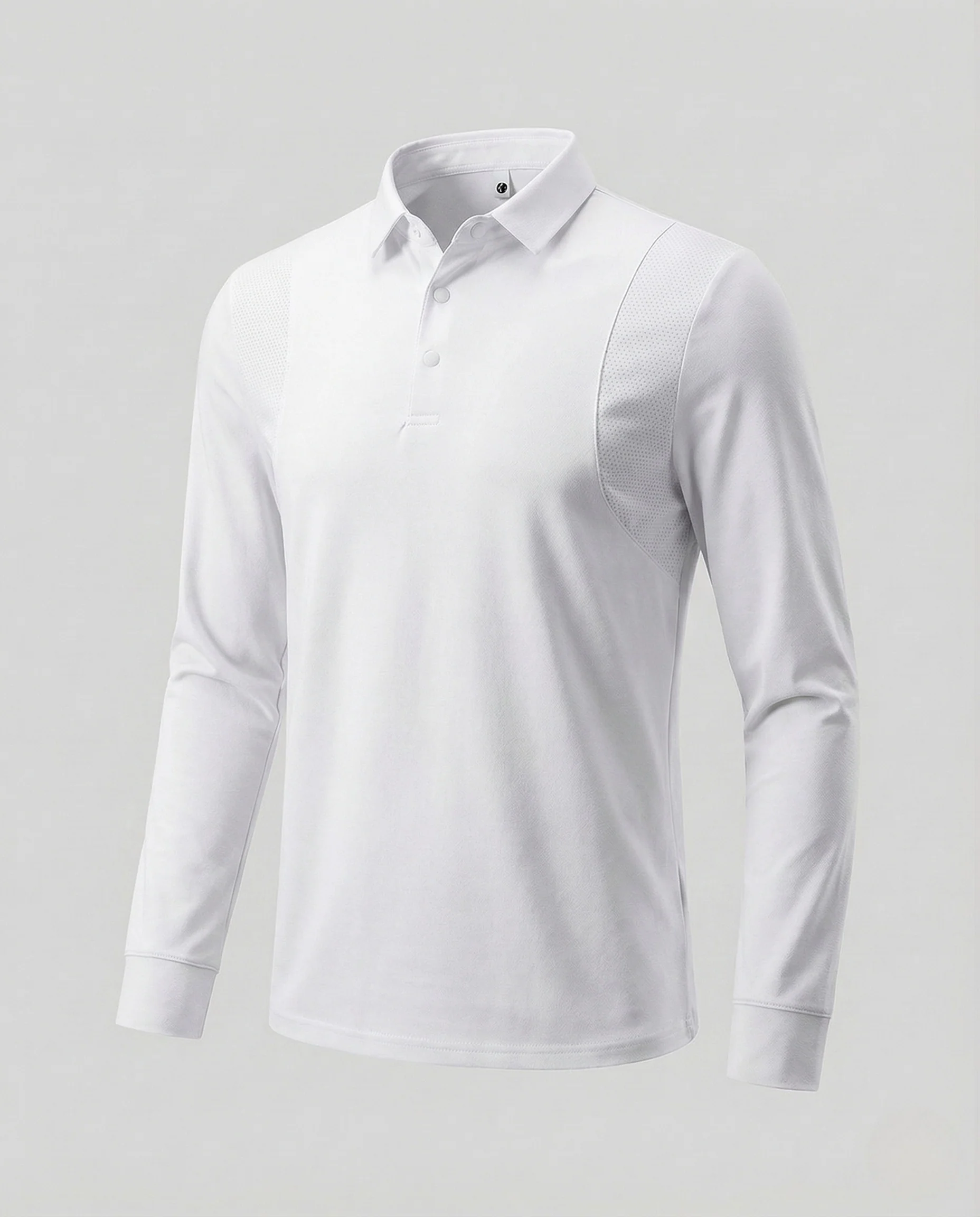Damen Langarm Poloshirt Tailliert - Image 6