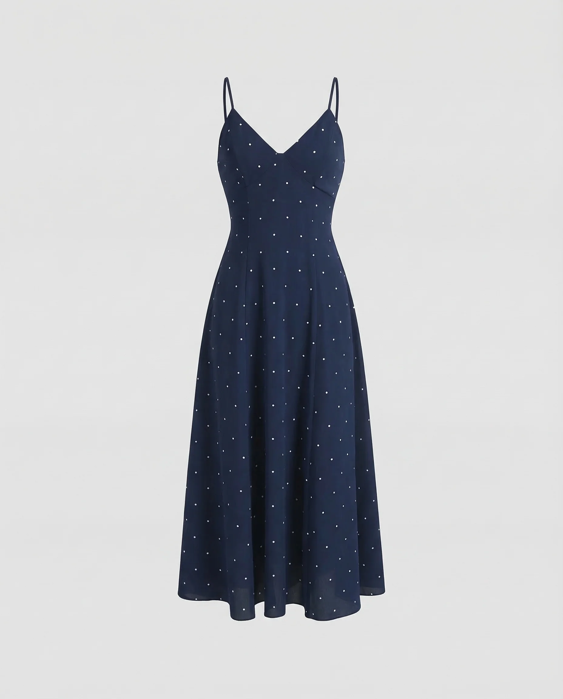 Damen Maxikleid Tupfen - Image 5