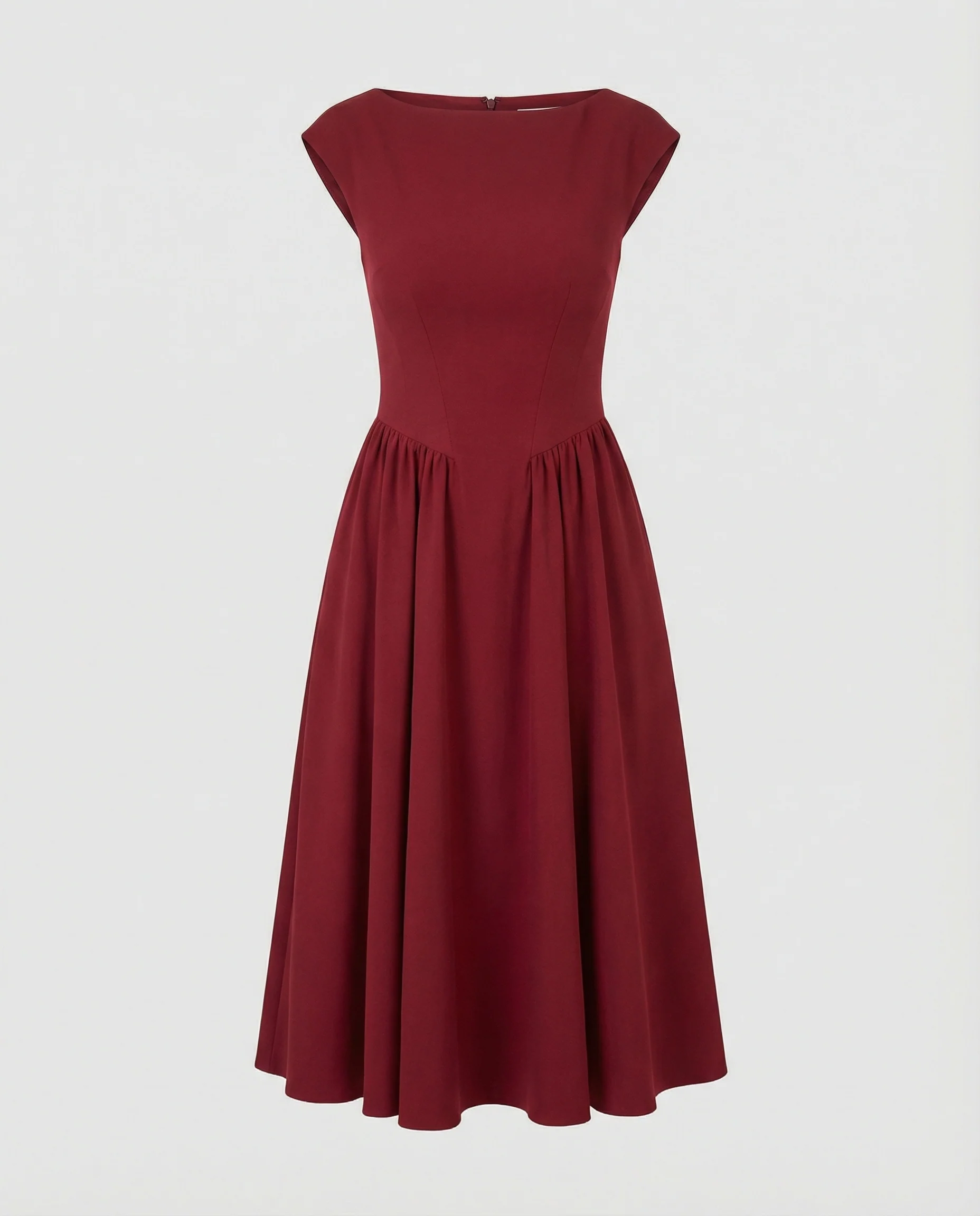 Damen Midikleid mit Tellerrock - Image 5