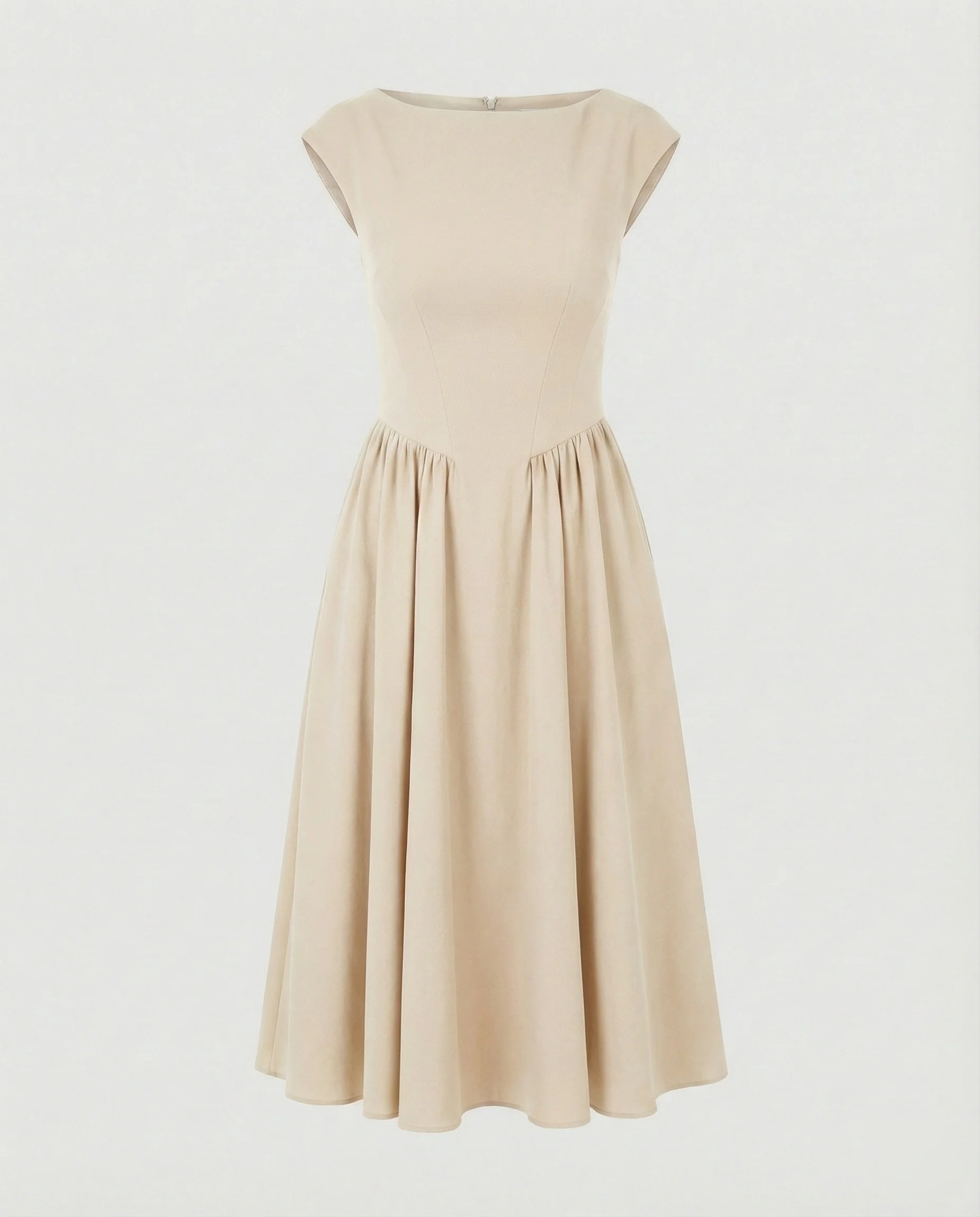 Damen Midikleid mit Tellerrock - Image 7
