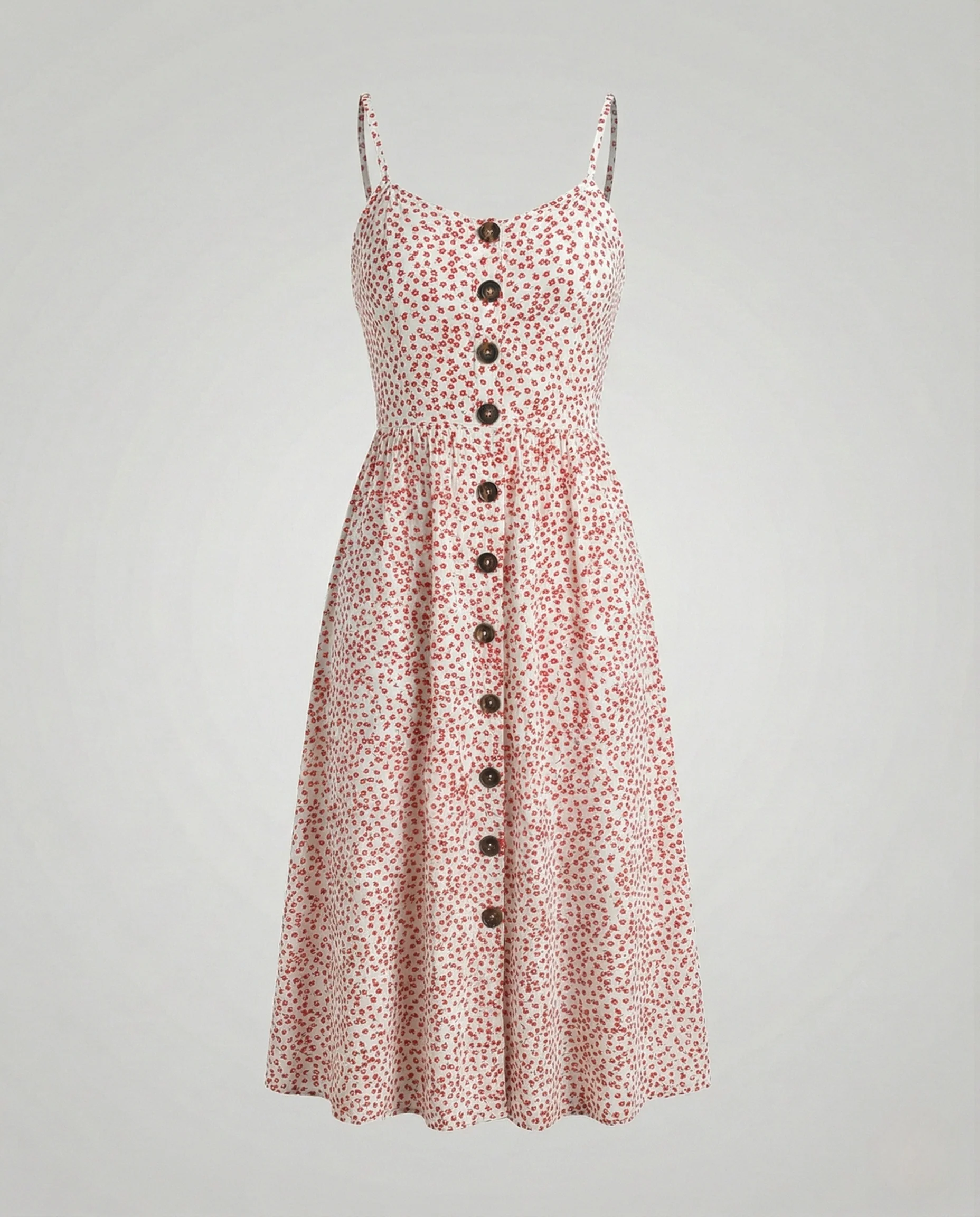 Freizeitkleid Damen Midikleid Träger - Image 7