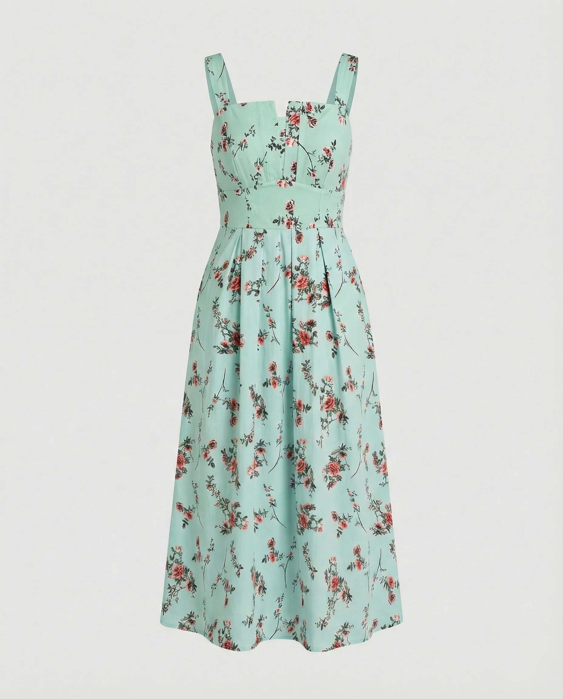 Damen Midikleid Korsett elegant