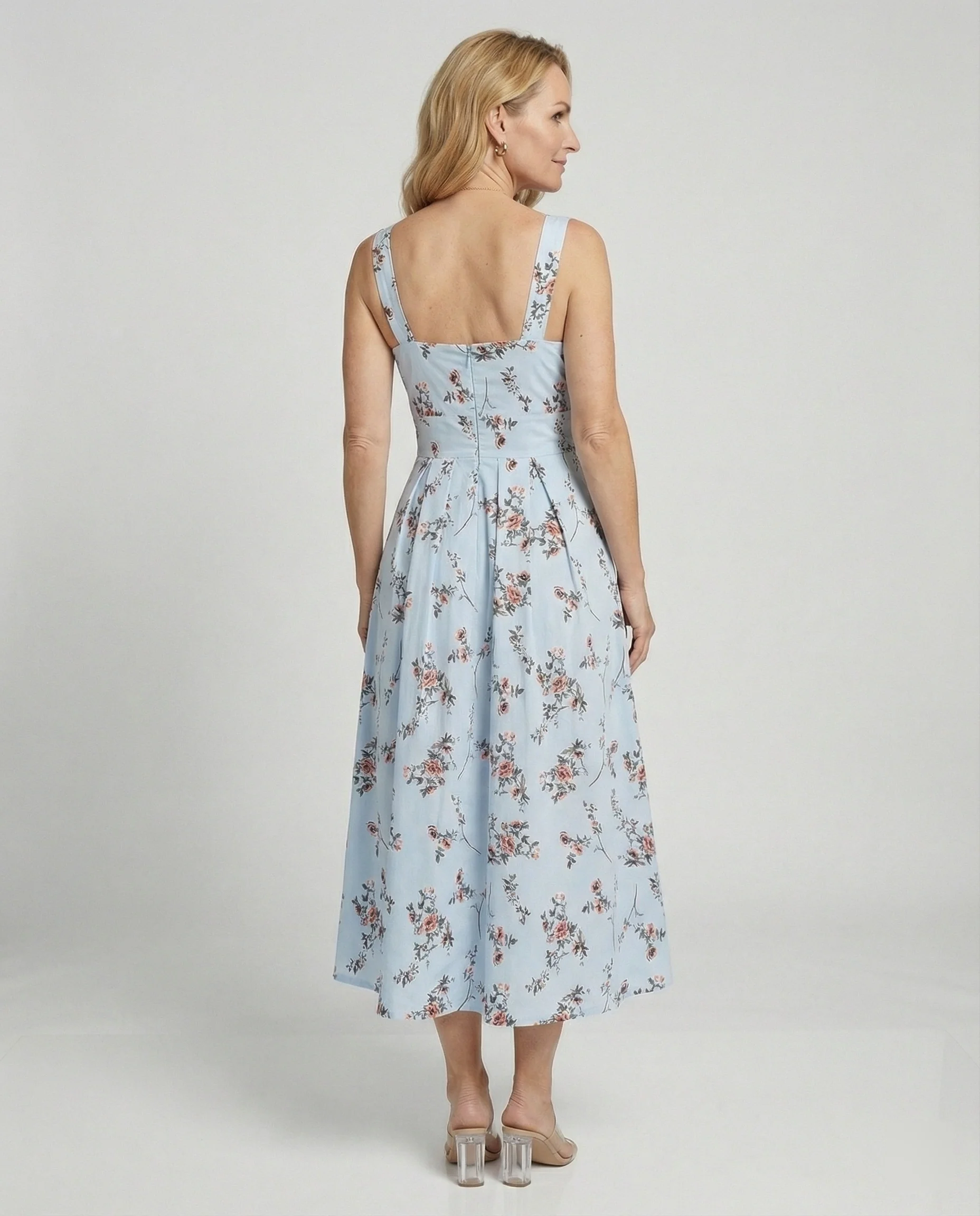 Damen Midikleid Korsett elegant - Image 5