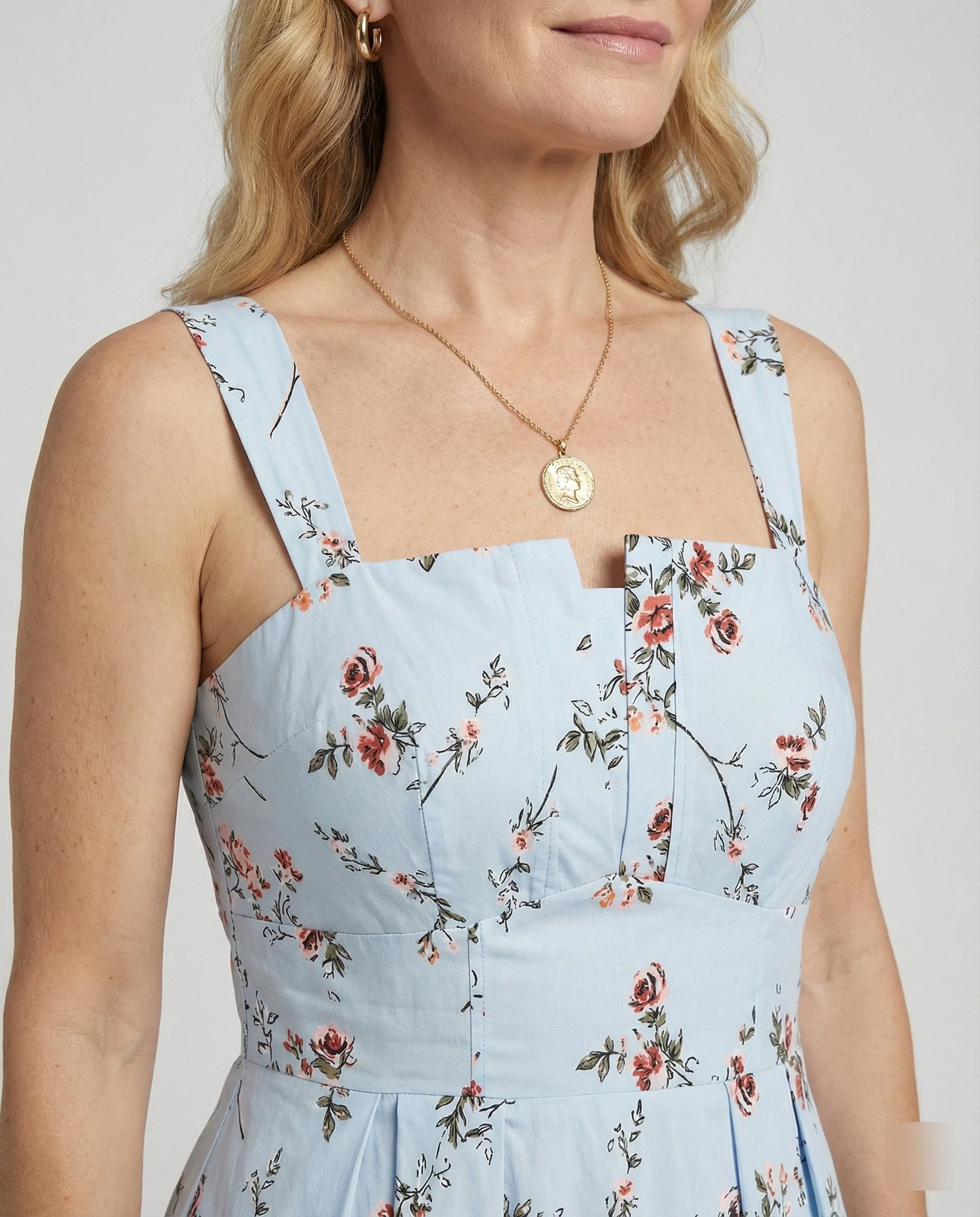 Damen Midikleid Korsett elegant - Image 6
