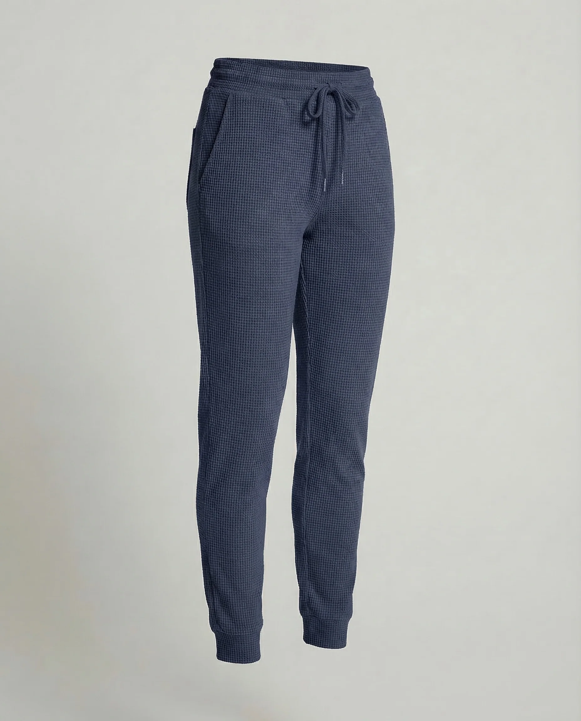Damen Waffelstrick Jogginghose Thermo - Image 3