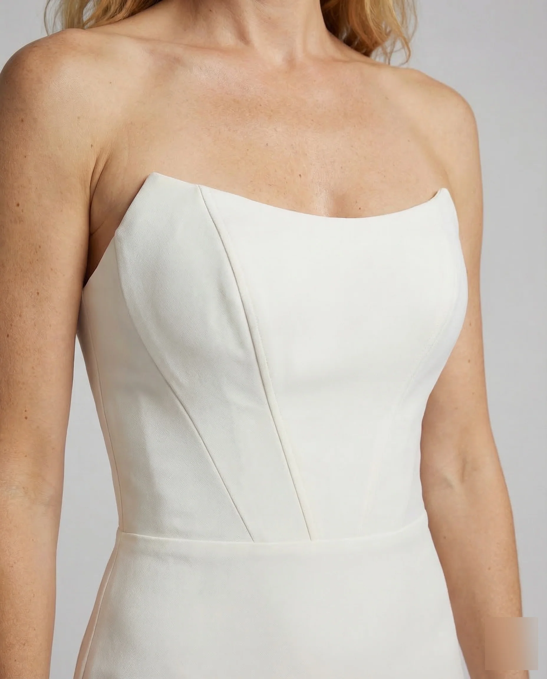 Damen Abendkleid trägerlos Meerjungfrau - Image 3