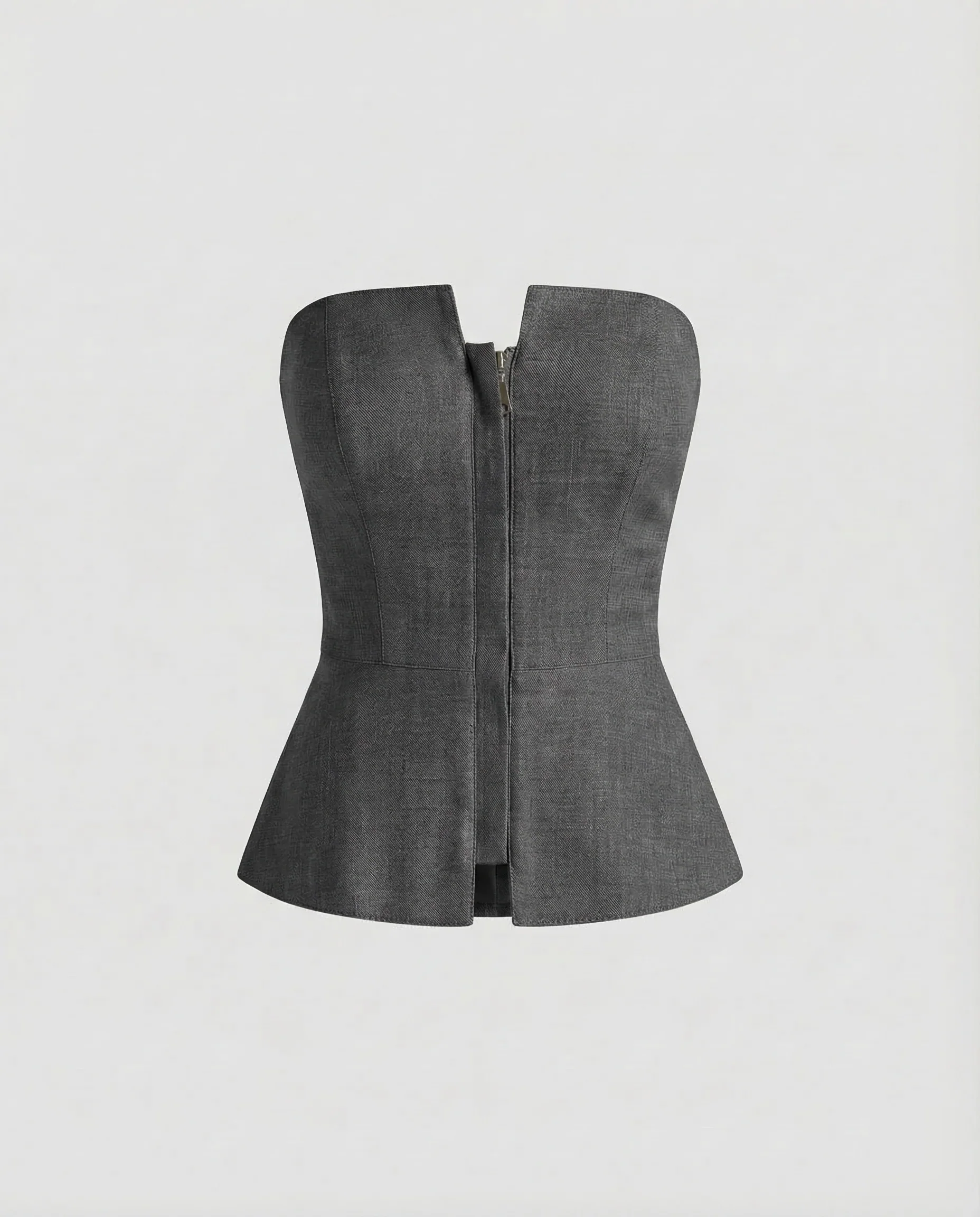 Damen Peplum Top Trägerlos - Image 6