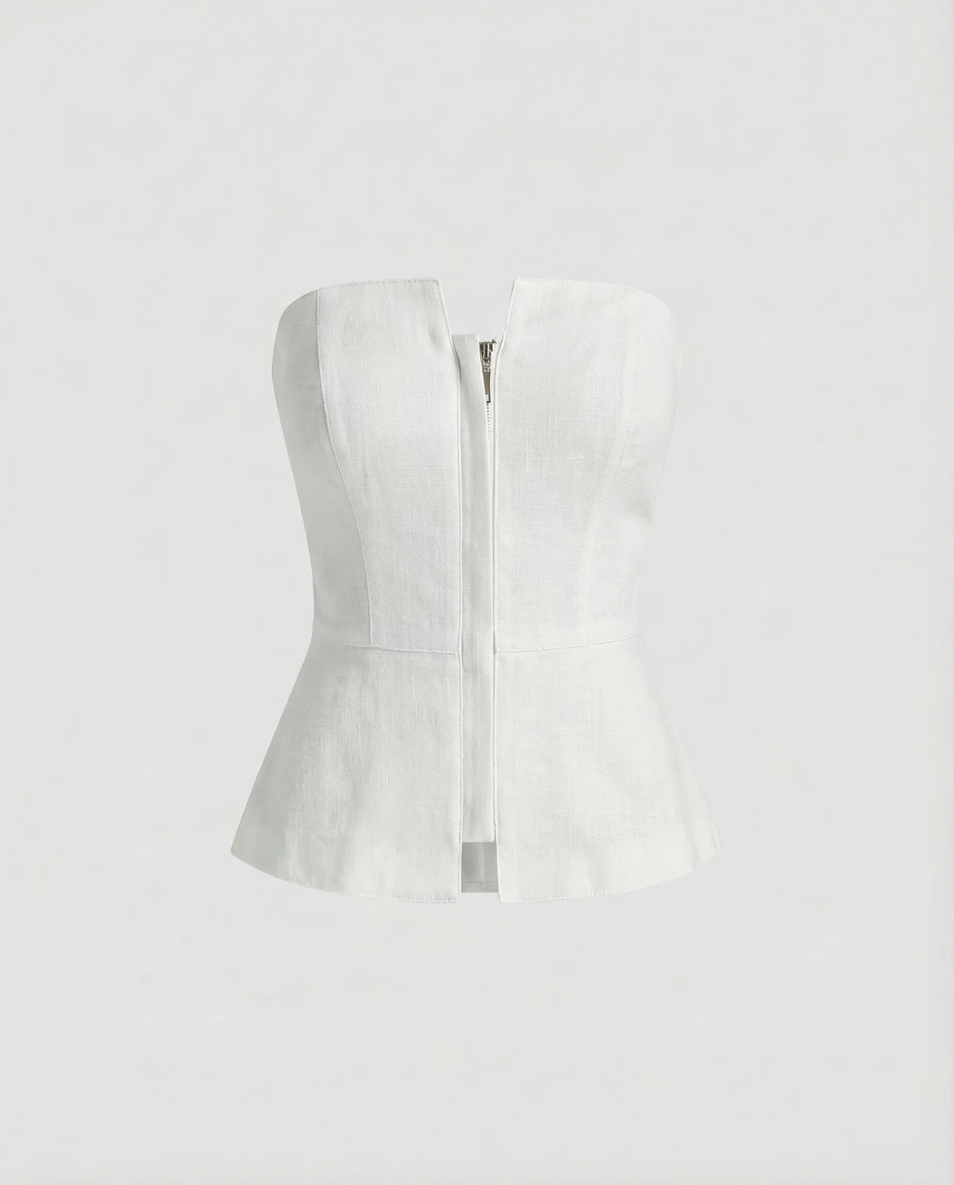 Damen Peplum Top Trägerlos - Image 7