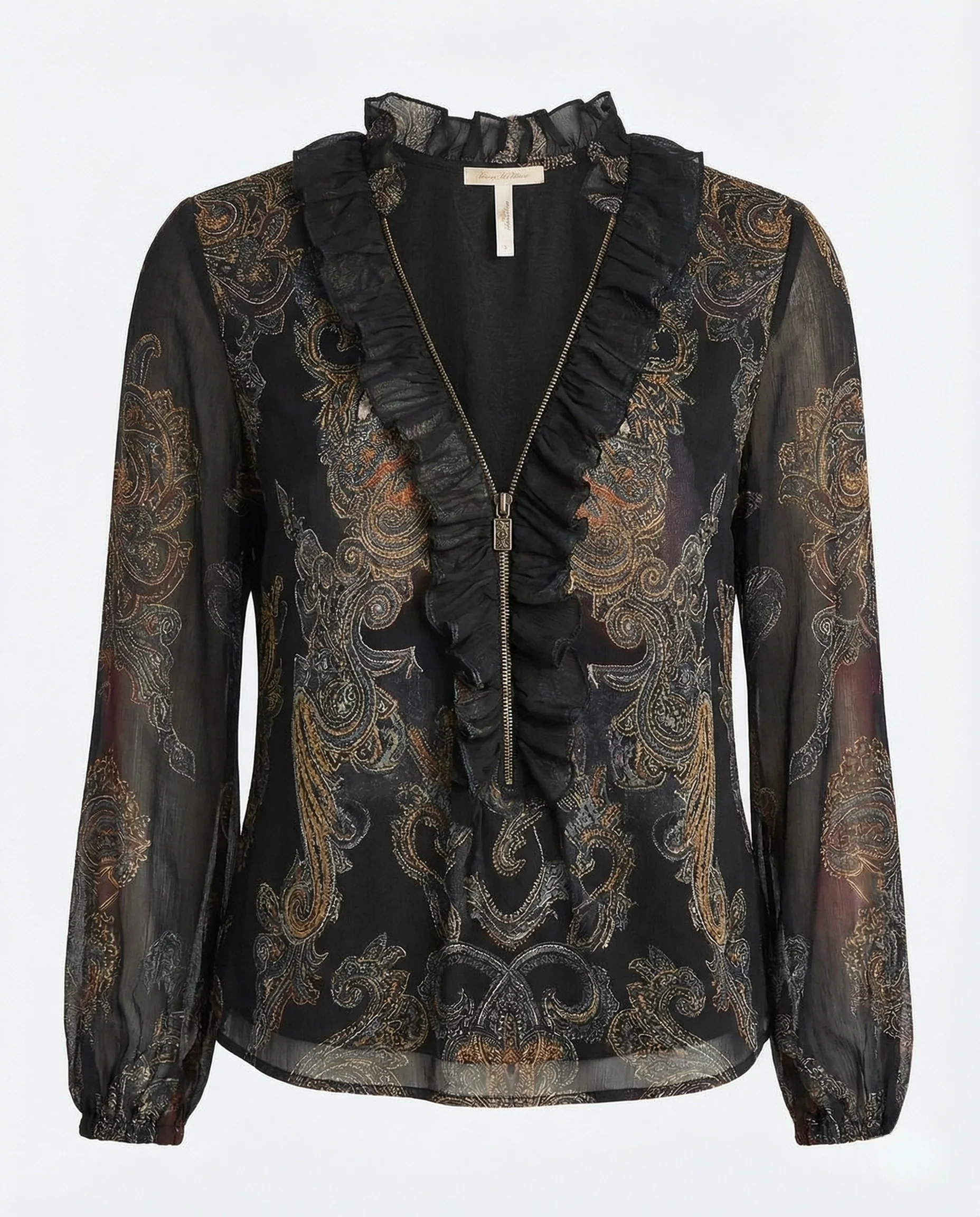 Damen Chiffonbluse mit Paisley-Muster - Image 7