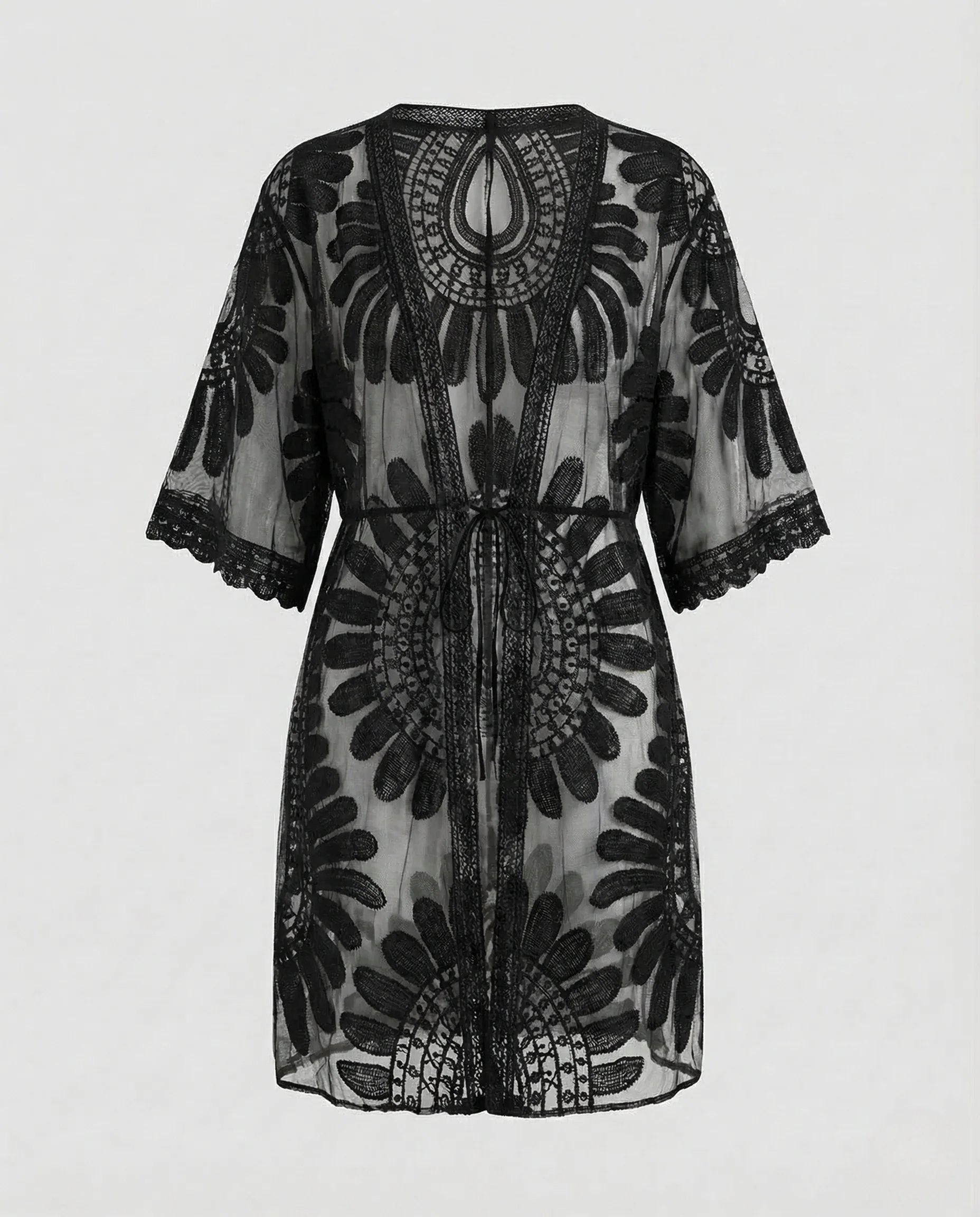 Damen Häkel Strandkaftan Spitze - Image 7