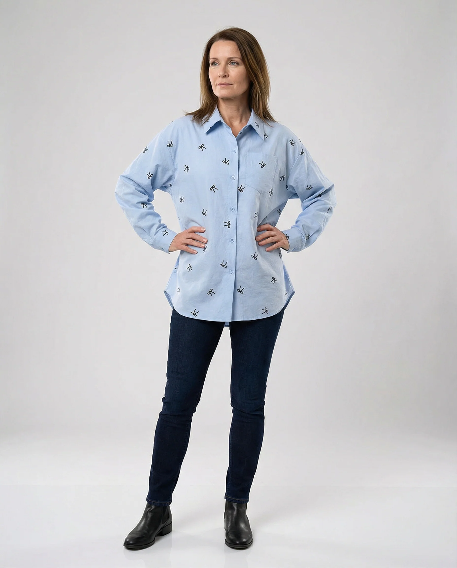 Damen Lounge Hemd Oversize - Image 4
