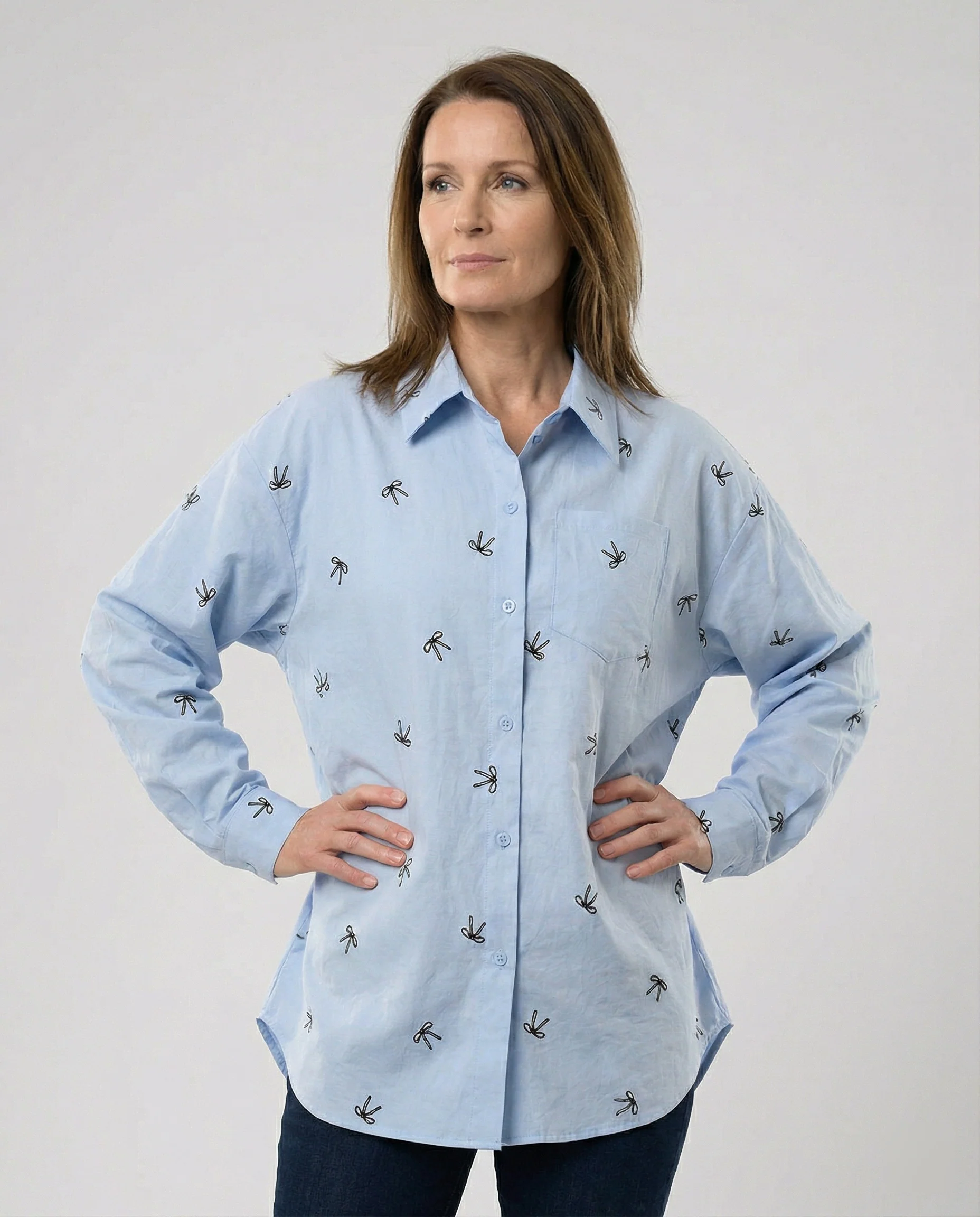 Damen Lounge Hemd Oversize - Image 5