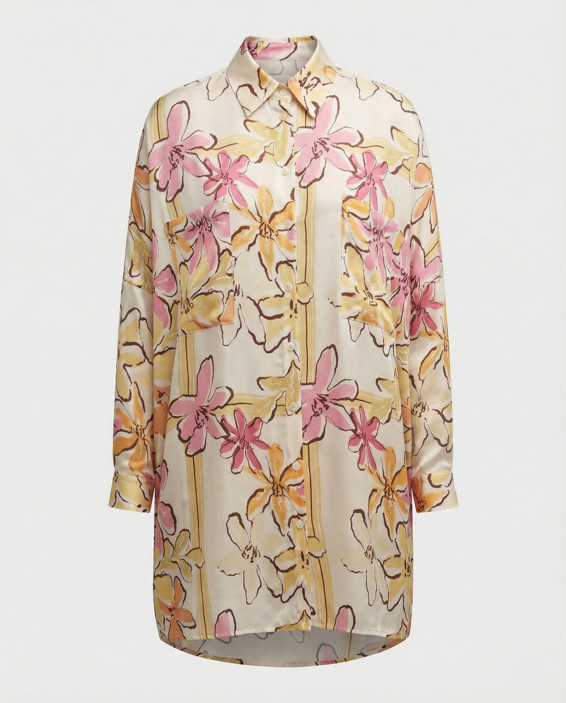 Damen Tunika Hemdkleid oversized - Image 6