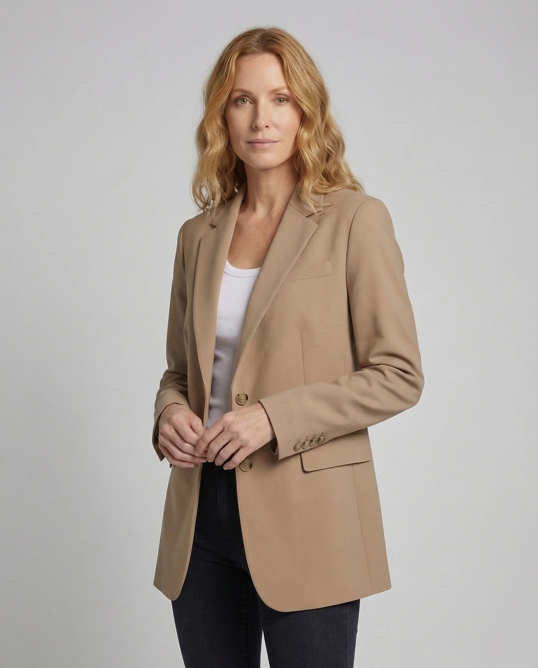 Damen Oversize Blazer Lang - Image 2