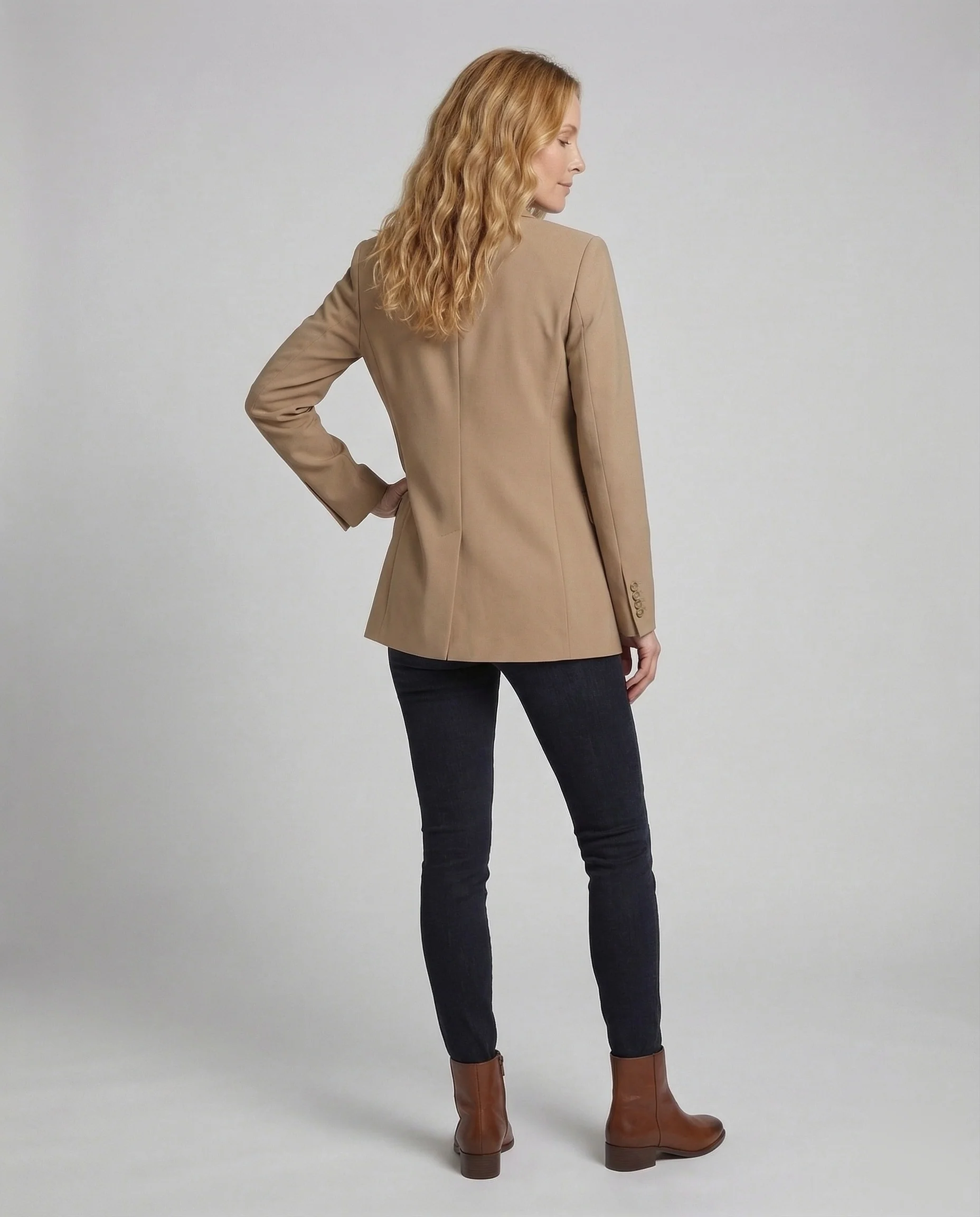 Damen Oversize Blazer Lang - Image 4