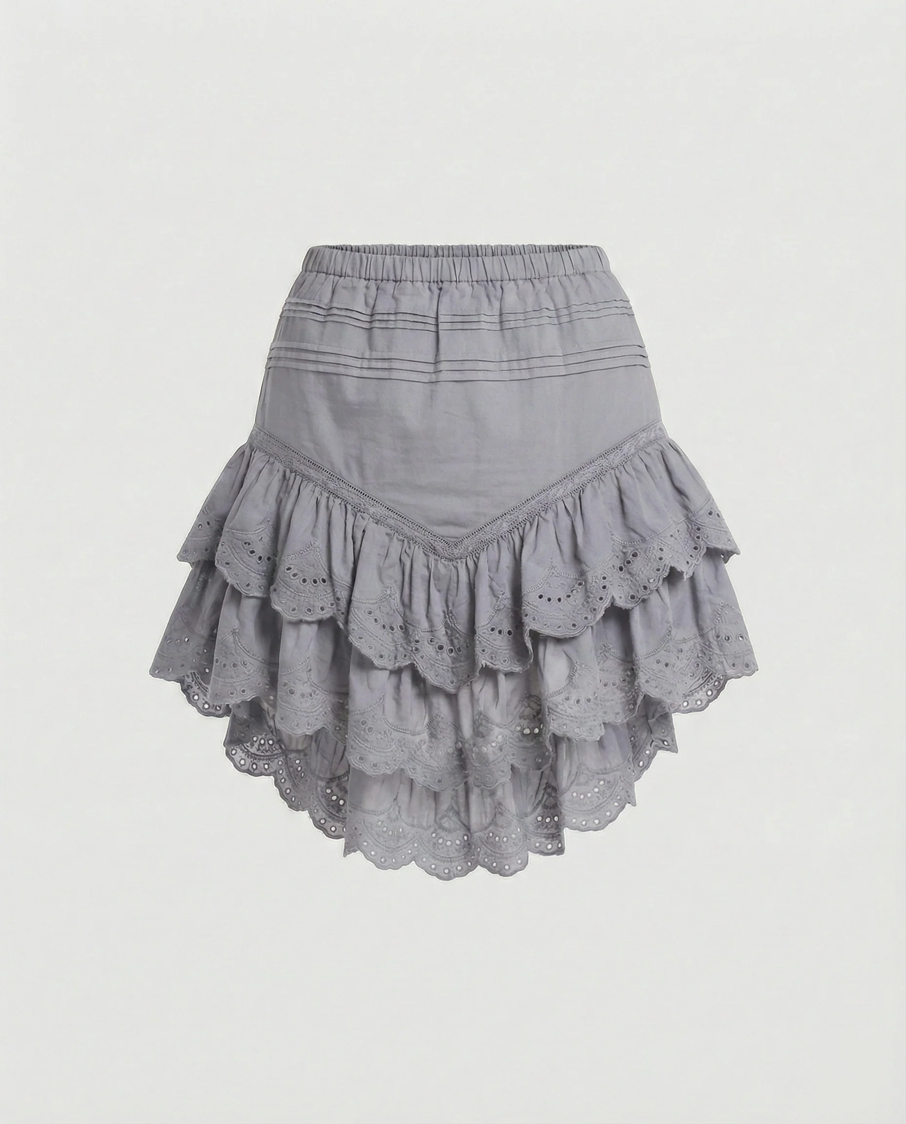 Freizeitkleidung Damen Volant Minirock - Image 3