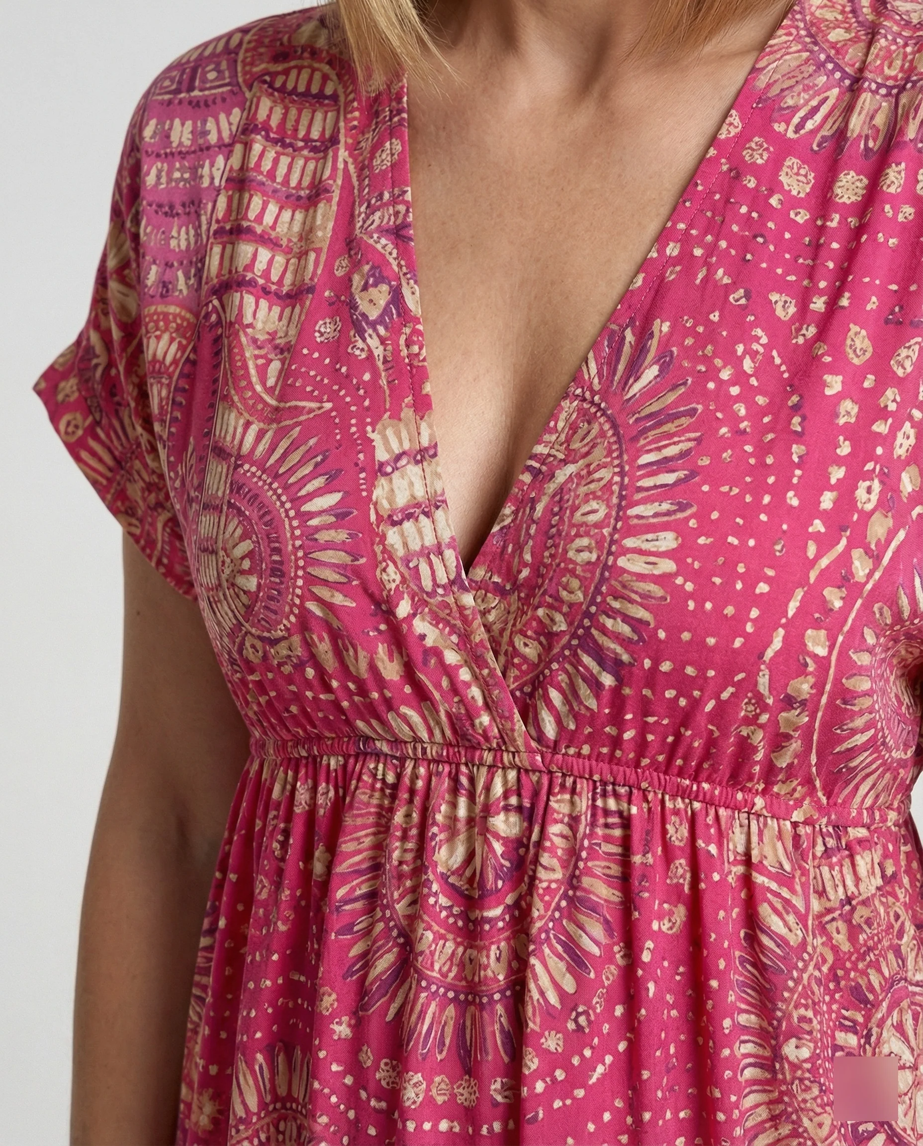 Tunika Kleid Mit Stufenvolant Damen - Image 3