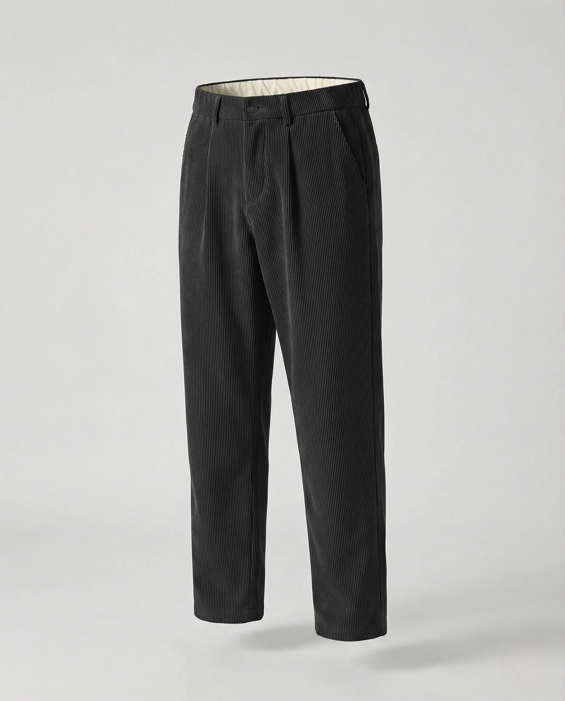 Damen Gerippte Relaxhose mit Bügelfalte - Image 6