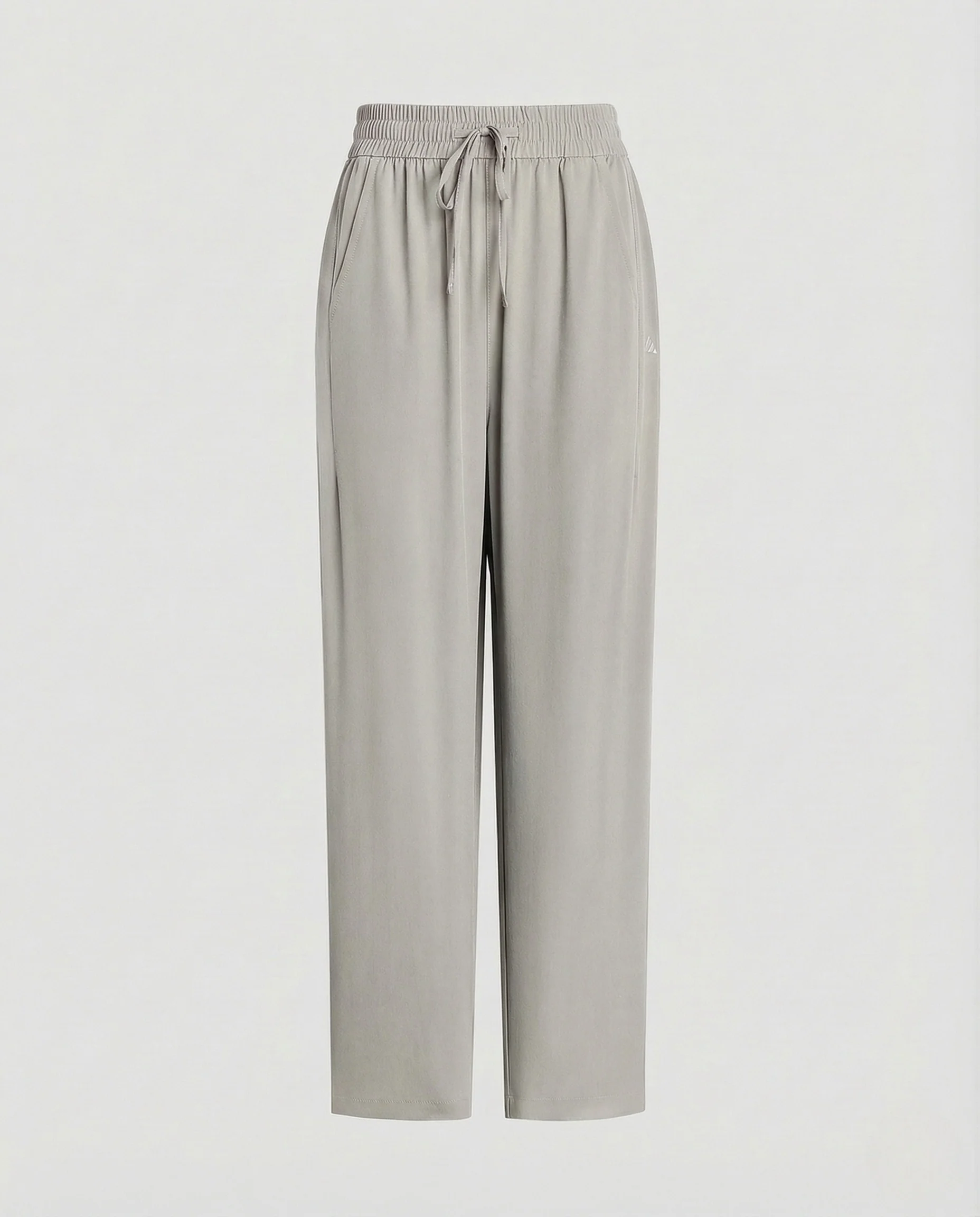 Damen Freizeithose Gerade Elastischer Bund Kordelzug - Image 5