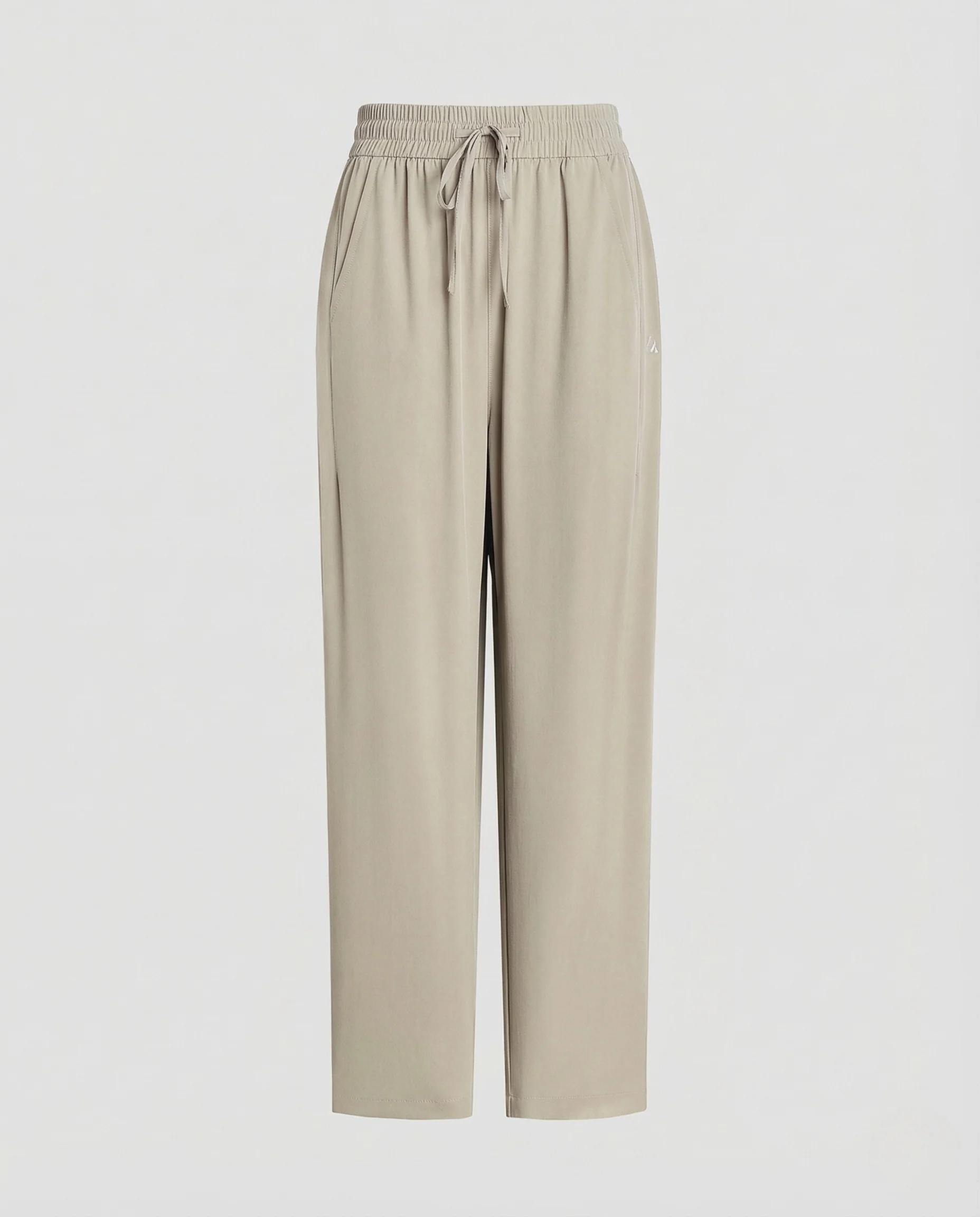 Damen Freizeithose Gerade Elastischer Bund Kordelzug - Image 6