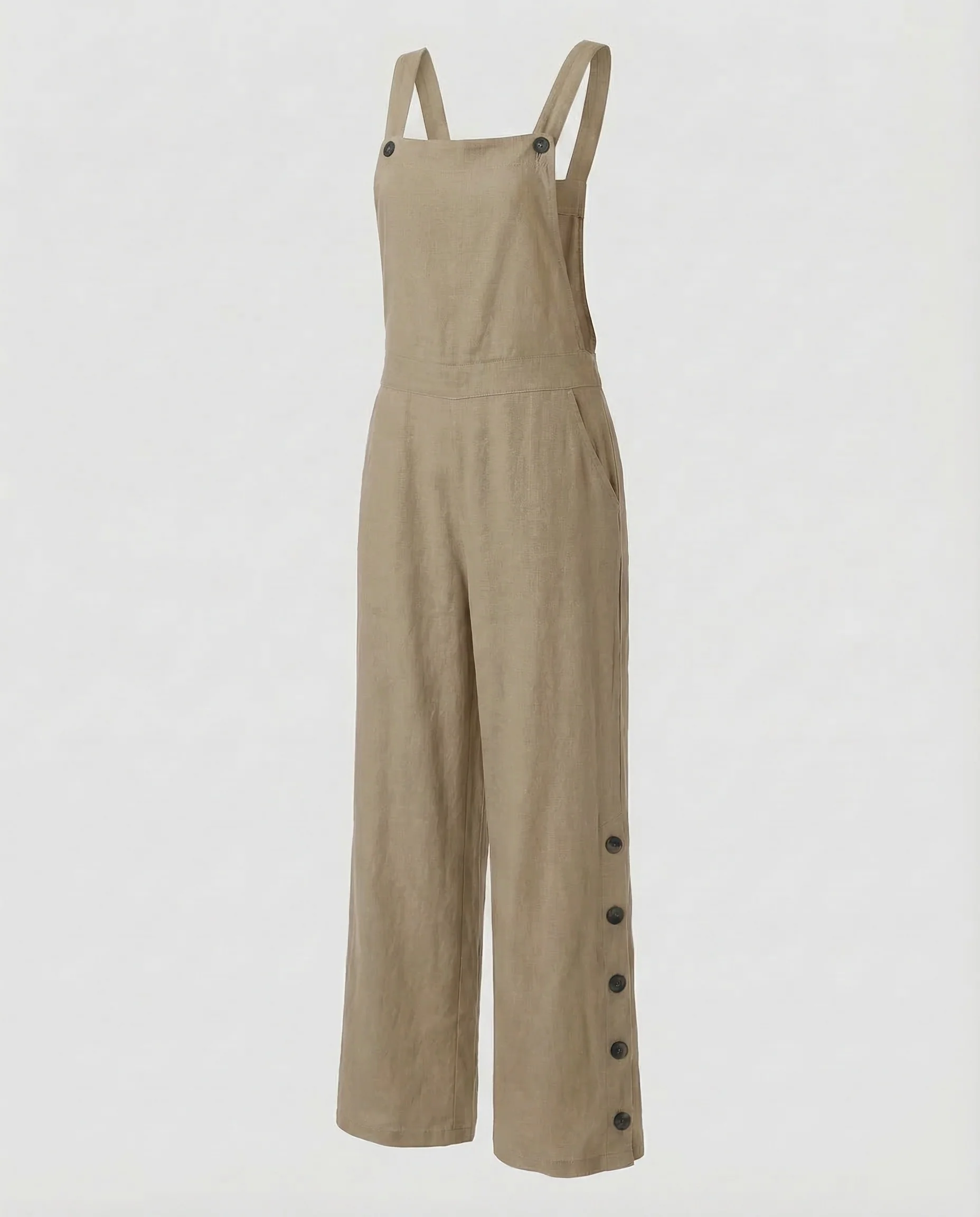 Damen Leinen Overall Weit - Image 6