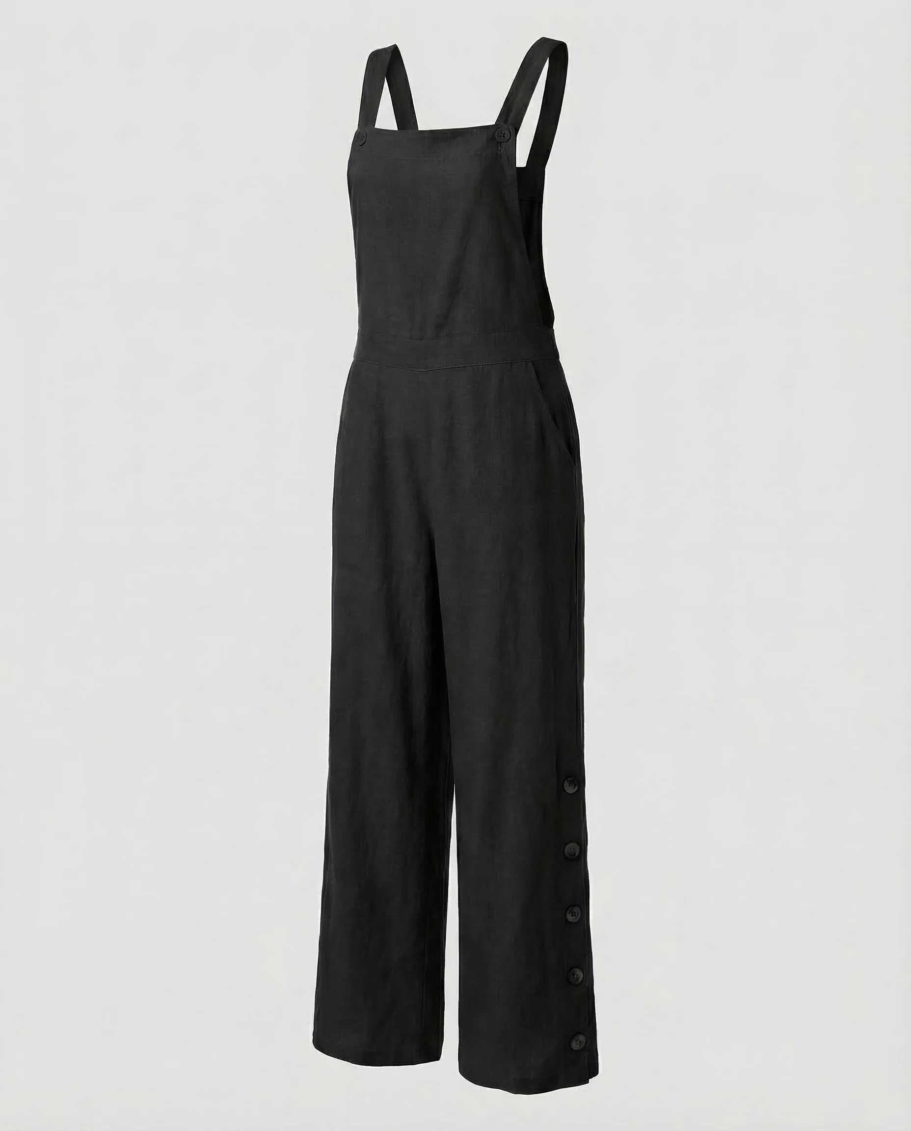 Damen Leinen Overall Weit - Image 7