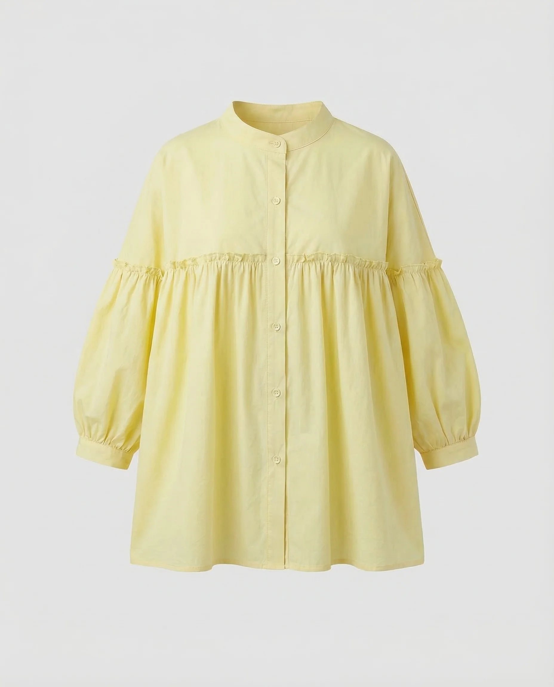 Damen Babydoll Bluse Weit - Image 6